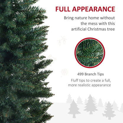 7' PVC Slim Pencil Artificial Christmas Tree 390 Branch Tips Pencil Christmas Trees   at Gallery Canada