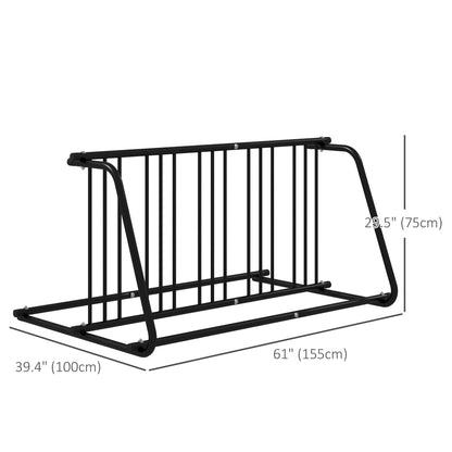 All-Steel Bike Rack, 61" Bike Stand, 6-Bike Capacity, Dual-Side, for Garages Streets Yards Schools Bike Parking Stands   at Gallery Canada