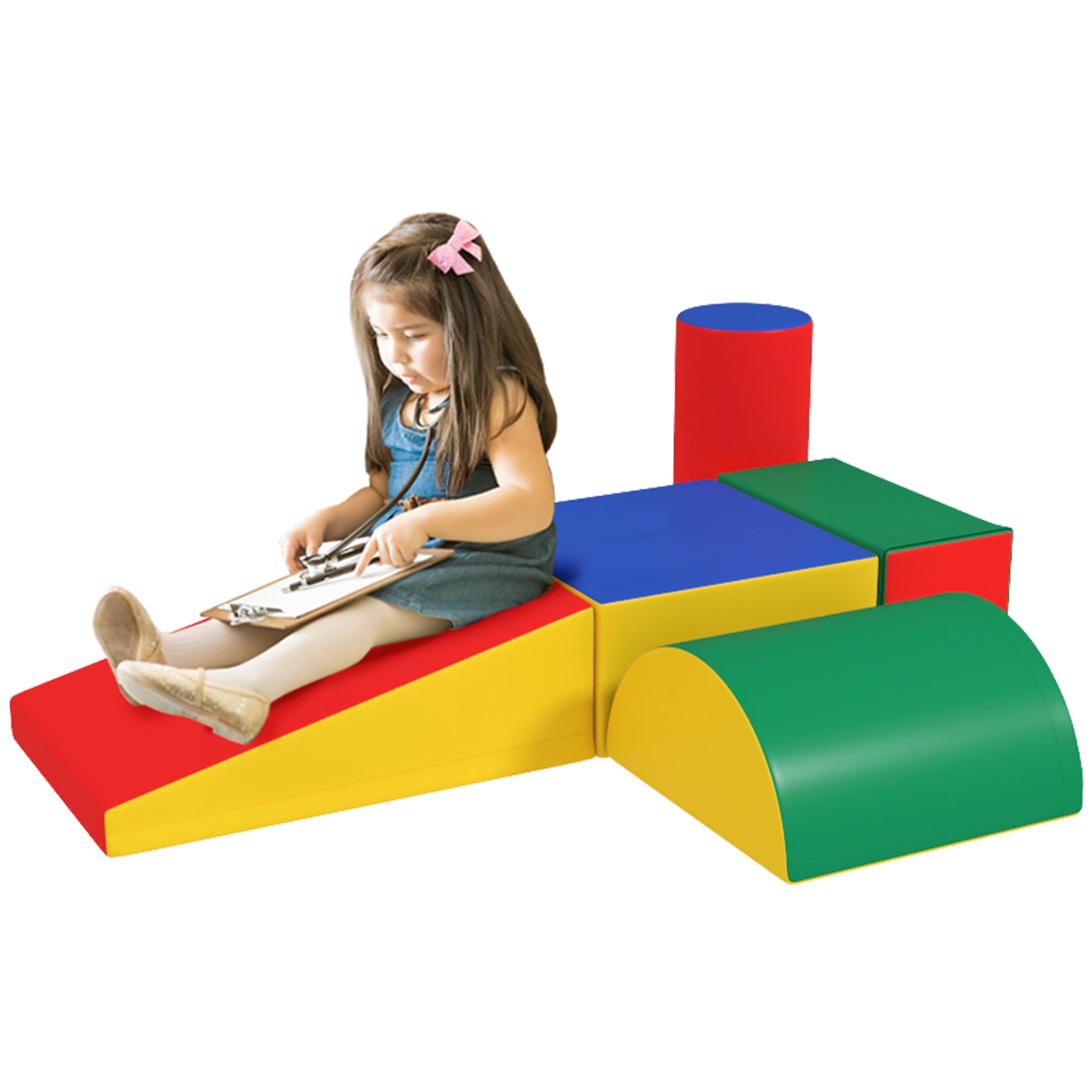 5 Piece Climb and Crawl Activity Playset Soft Safe Foam for Toddler Learning Toy Baby Gym & Playmats at Gallery Canada