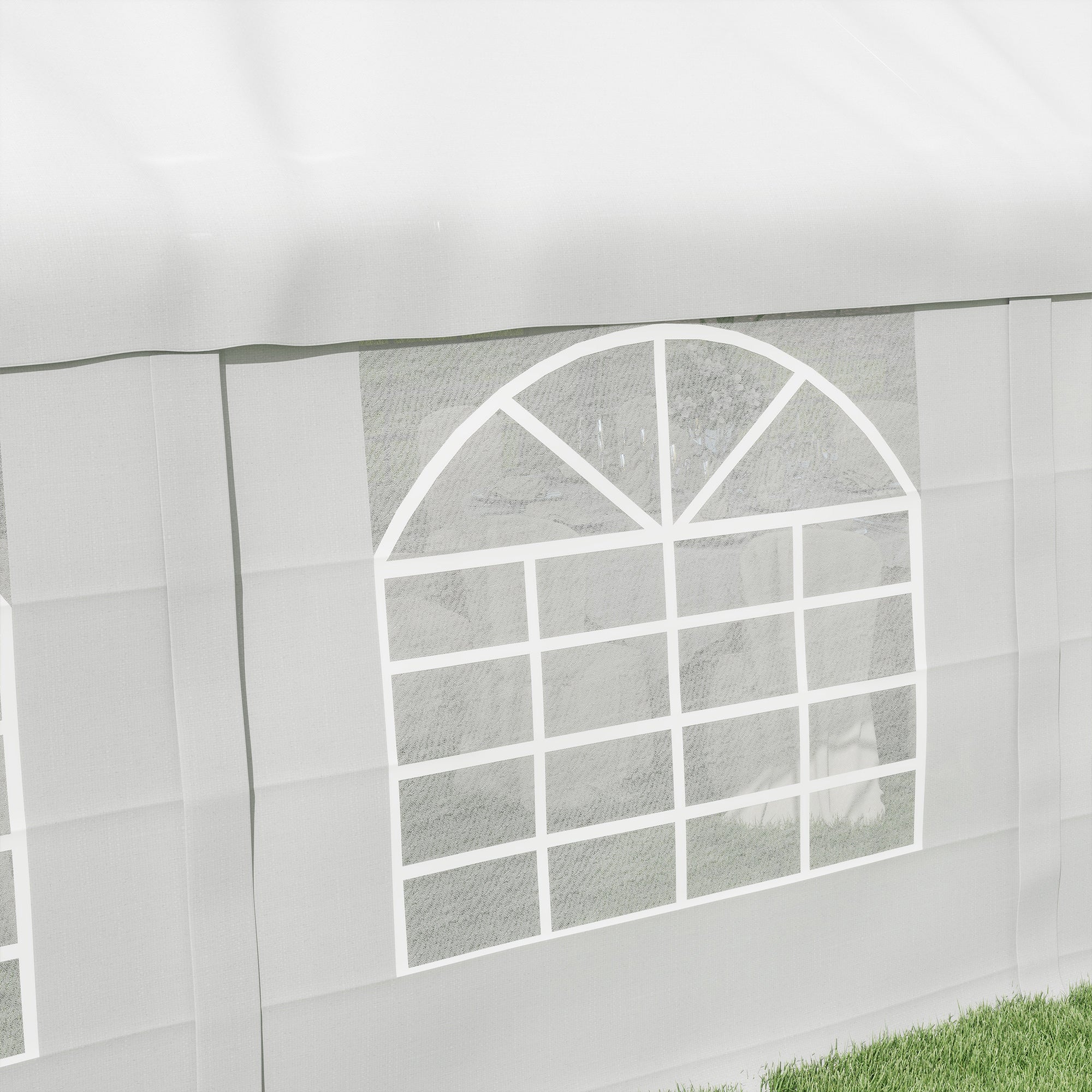 33'x20' Heavy Duty Steel Carport Garage Wedding Party Event Tent Shelter Gazebo Outdoor w/ Sidewalls Canopy Pavilion White Canopy Tents at Gallery Canada