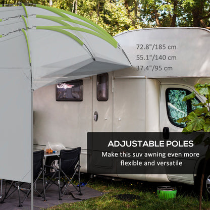 SUV Awning Tailgate Tent, Portable Car Awning with Side Wall, for Truck, RV, Van, Trailer and Overlanding Camping Camping Tents   at Gallery Canada