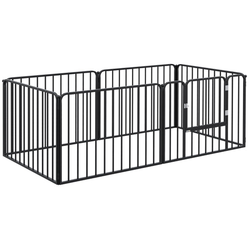 Dog Fence Outdoor 6 Panels 24