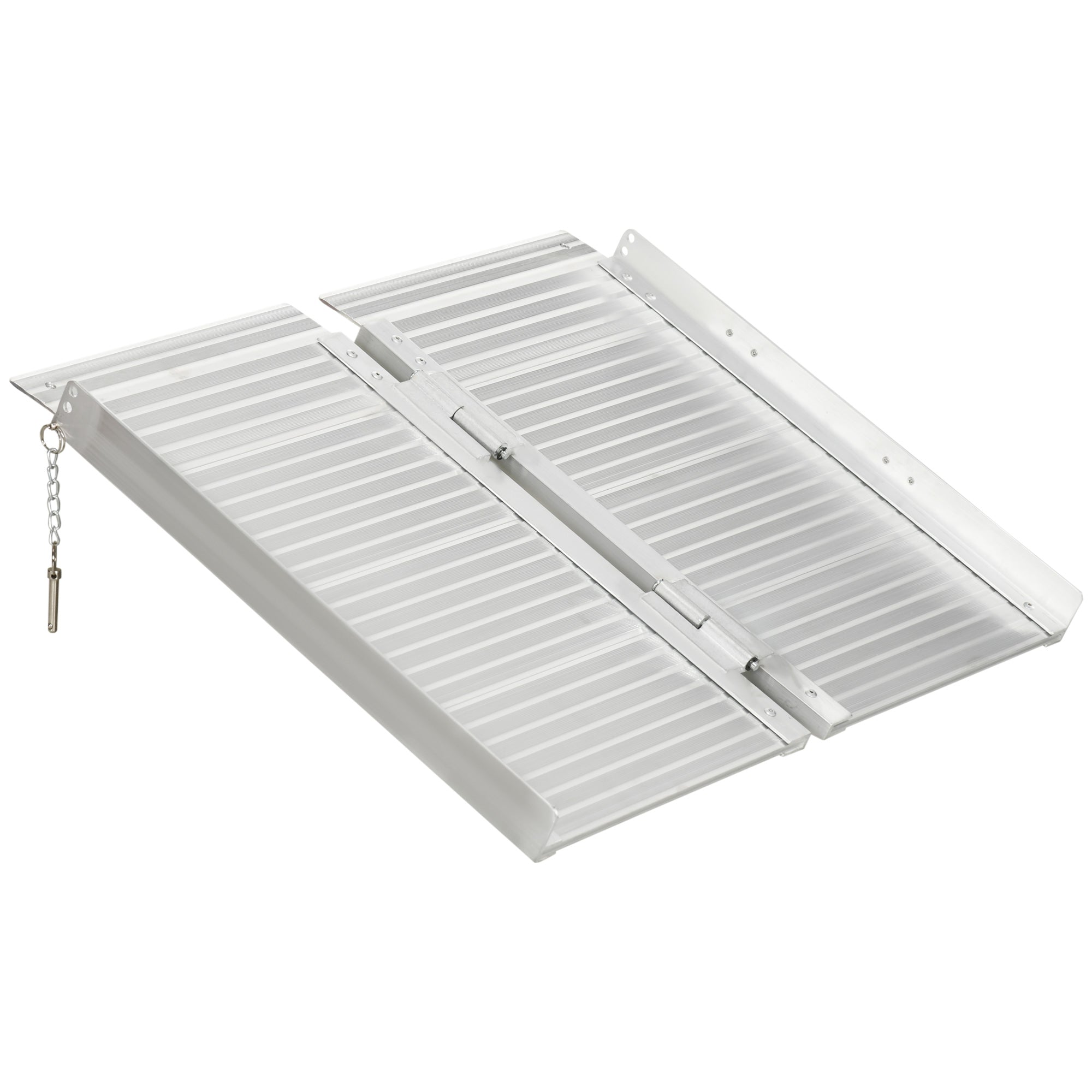 Textured Aluminum Folding Wheelchair Ramp, Portable Threshold Ramp 2', for Scooter Steps Home Stairs Doorways Knee Walker & Wheelchair Ramps at Gallery Canada