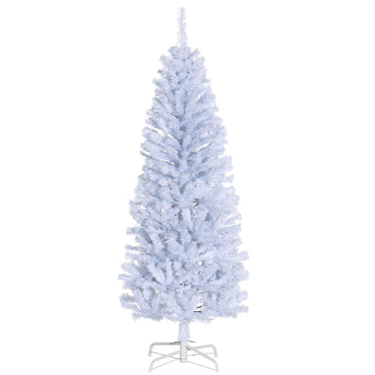 5FT Pencil Christmas Tree, Artificial Christmas Tree with Automatic Open for Home Party, White Pencil Christmas Trees   at Gallery Canada