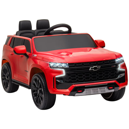 12V Licensed Chevrolet TAHOE Ride On Car with Remote Control for 3-6 Years Old, Red Electric Toy Cars   at Gallery Canada