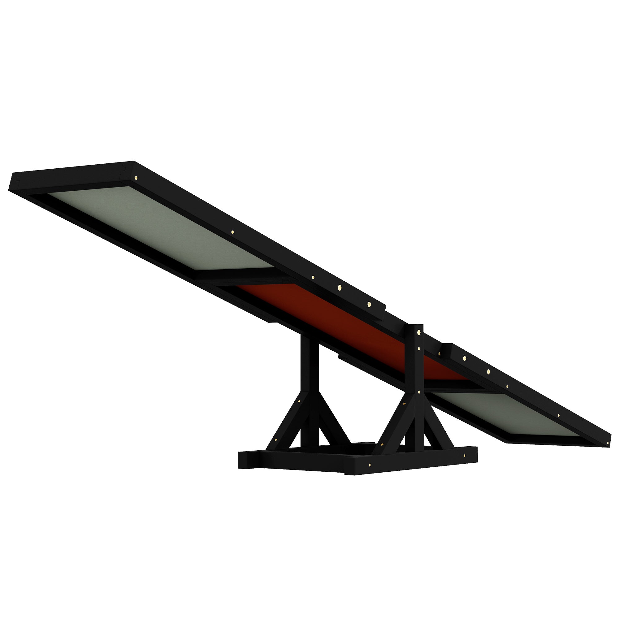 Wood Pet Seesaw, Dog Agility Training Equipment for Obedience Training, Weather Resistant, Black Dog Agility Training Equipment at Gallery Canada
