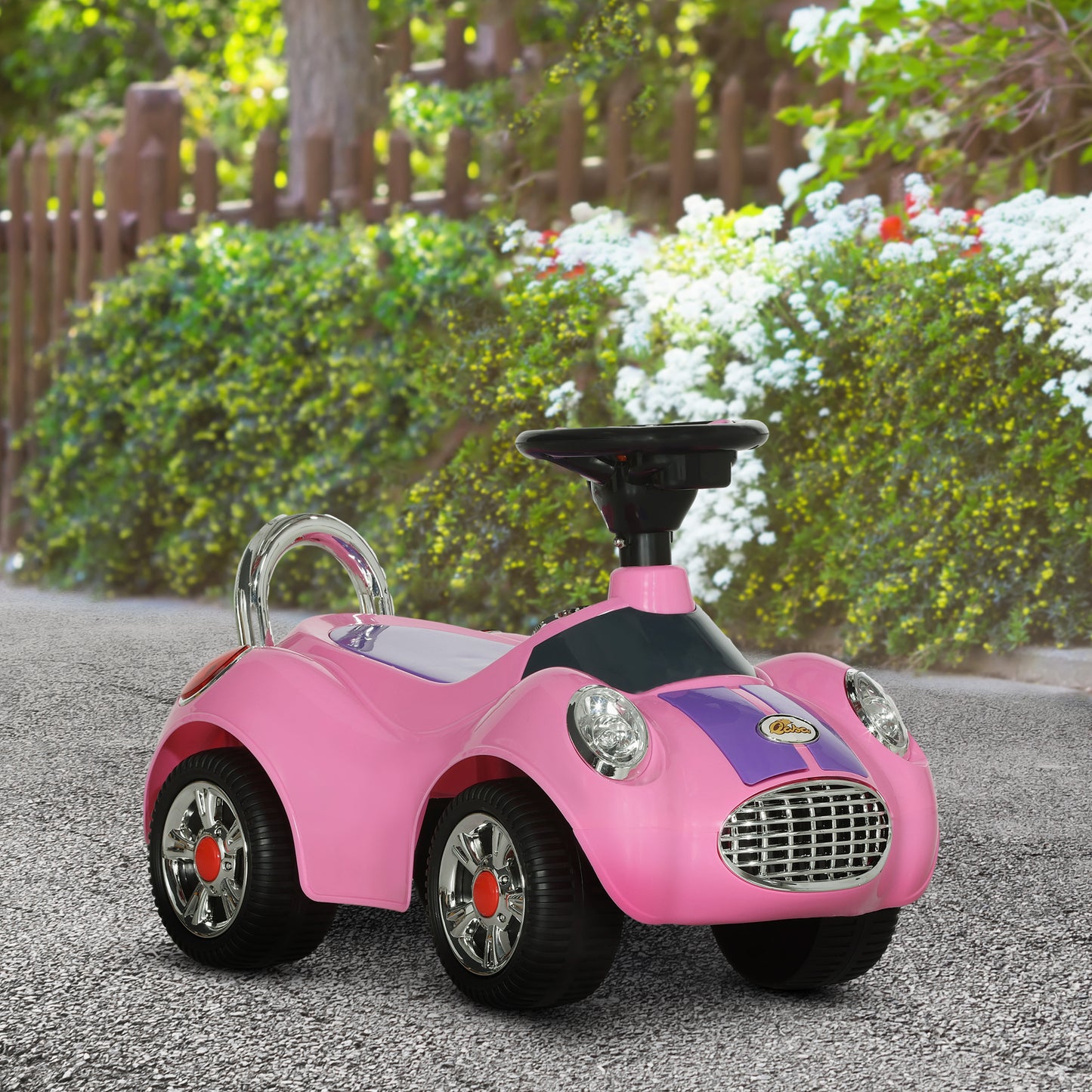 Baby Push Car for 1-3 Years with Music, Horn, Light, Pink Push Cars for Toddlers   at Gallery Canada