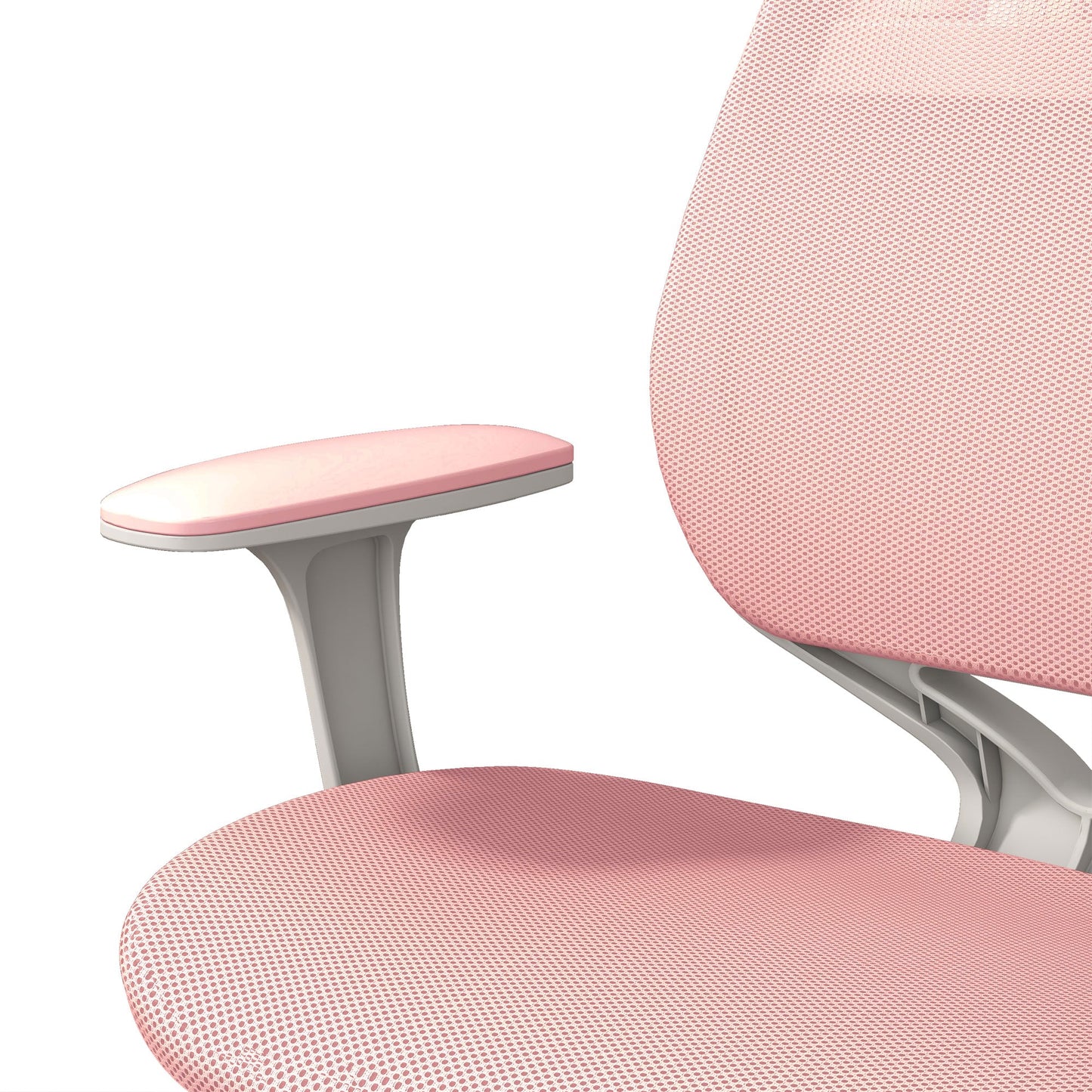 Office Chair, Small Computer Desk Chair with Mesh Back, Swivel Security Castors, Arm, Pink Task Chairs   at Gallery Canada