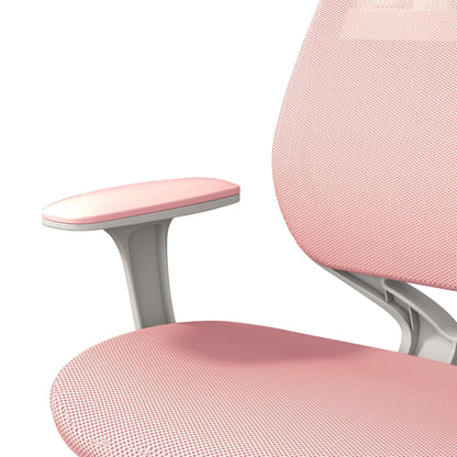 Office Chair, Small Computer Desk Chair with Mesh Back, Swivel Security Castors, Arm, Pink Task Chairs   at Gallery Canada