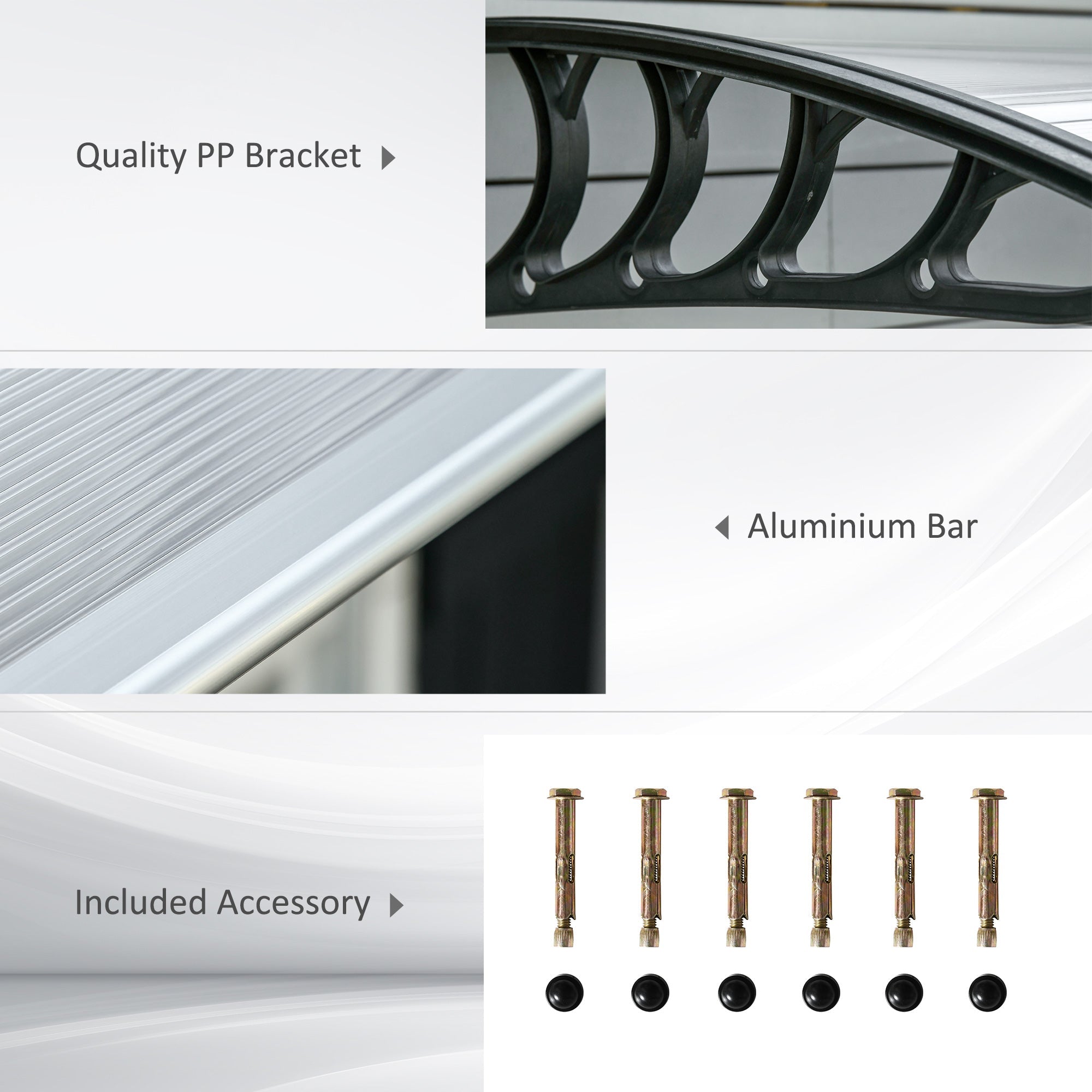 Awning Door Canopy, 78.7