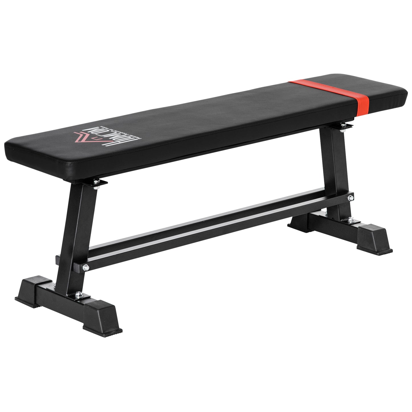 Flat Weight Bench with Dumbbell Rack, Padded Seat and Anti-slip Foot Pads for Home Gym Workout Weight Benches   at Gallery Canada