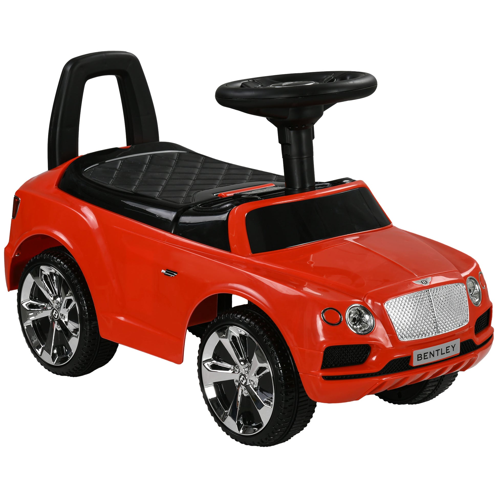 Bentley Bentayga Licensed Baby Car Foot To Floor with Horn Music, Under-Seat Storage, for 18-36 Months Red Push Cars for Toddlers   at Gallery Canada