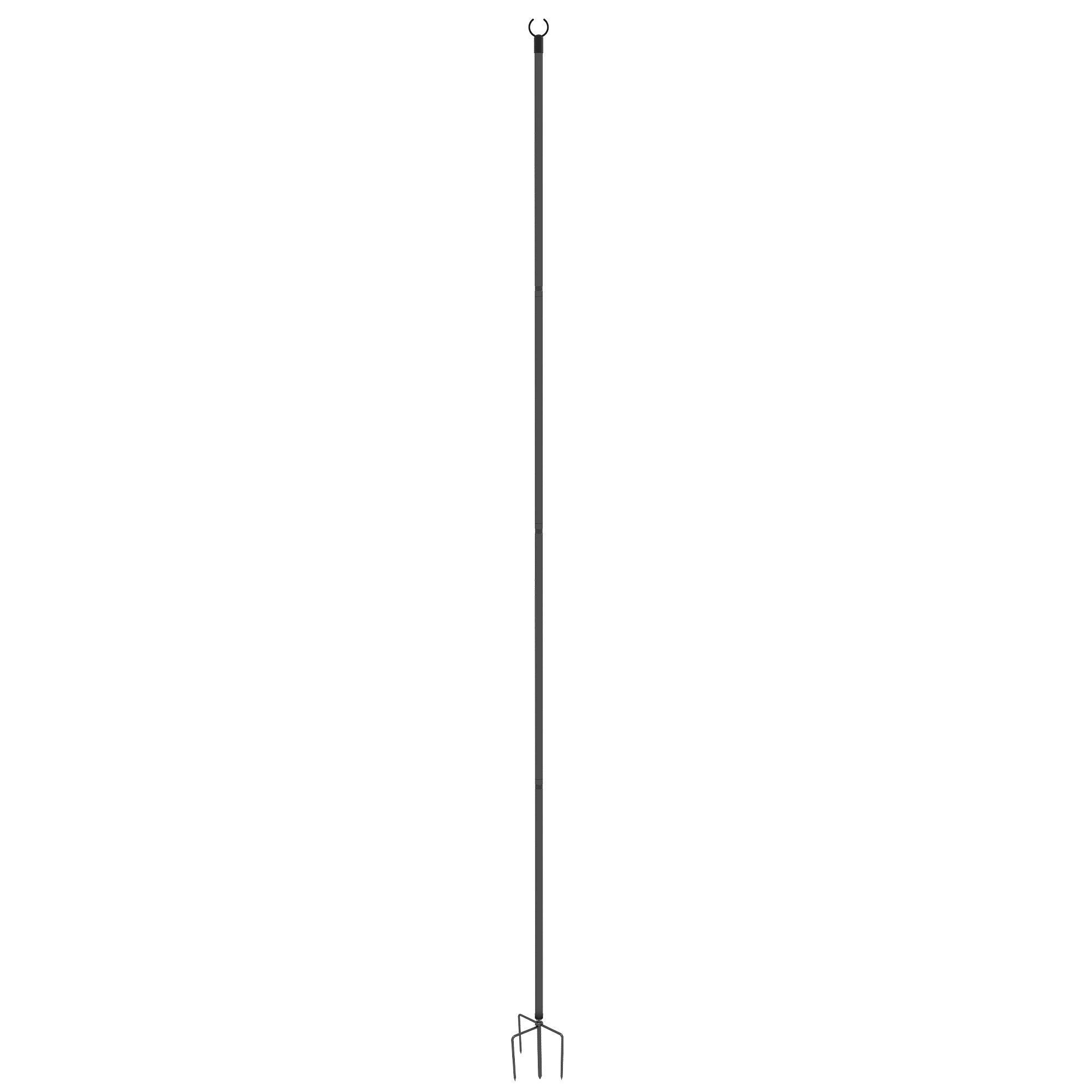 4 Pack of 10' String Light Poles, Steel Hanging Lighting Stand for Patio, Backyard, Deck, Wedding, Party, Black Lighting & Ceiling Fans at Gallery Canada