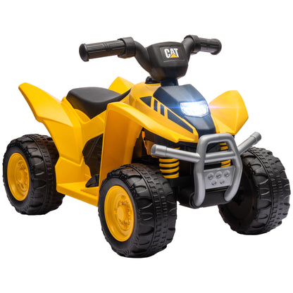 Licensed Kids ATV, 6V Electric Ride on Car for Kids with Horn, LED Headlights, for 18-36 Months, Yellow Electric Toy Cars   at Gallery Canada