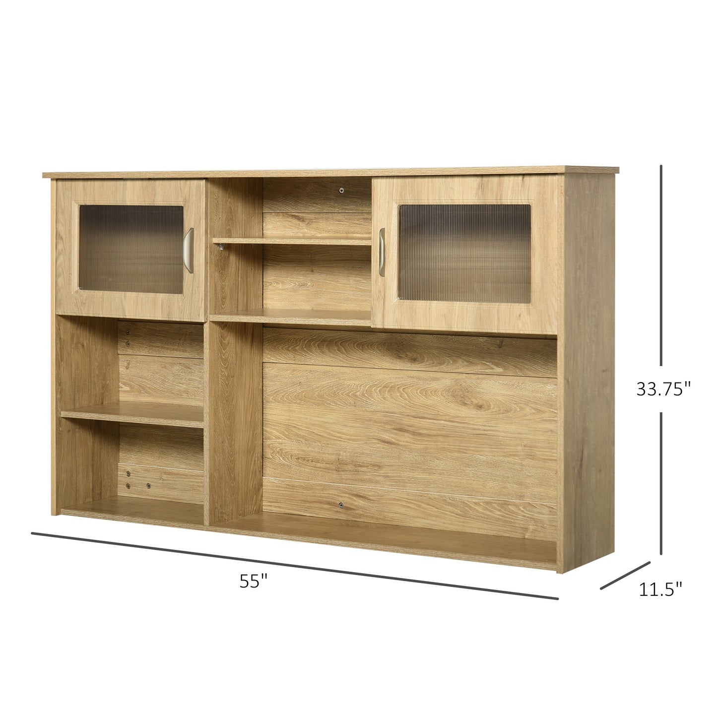 Sturdy Kitchen Storage Sideboard Buffet Table Top Hutch Cabinet w/ Acrylic Door Bar Cabinets   at Gallery Canada