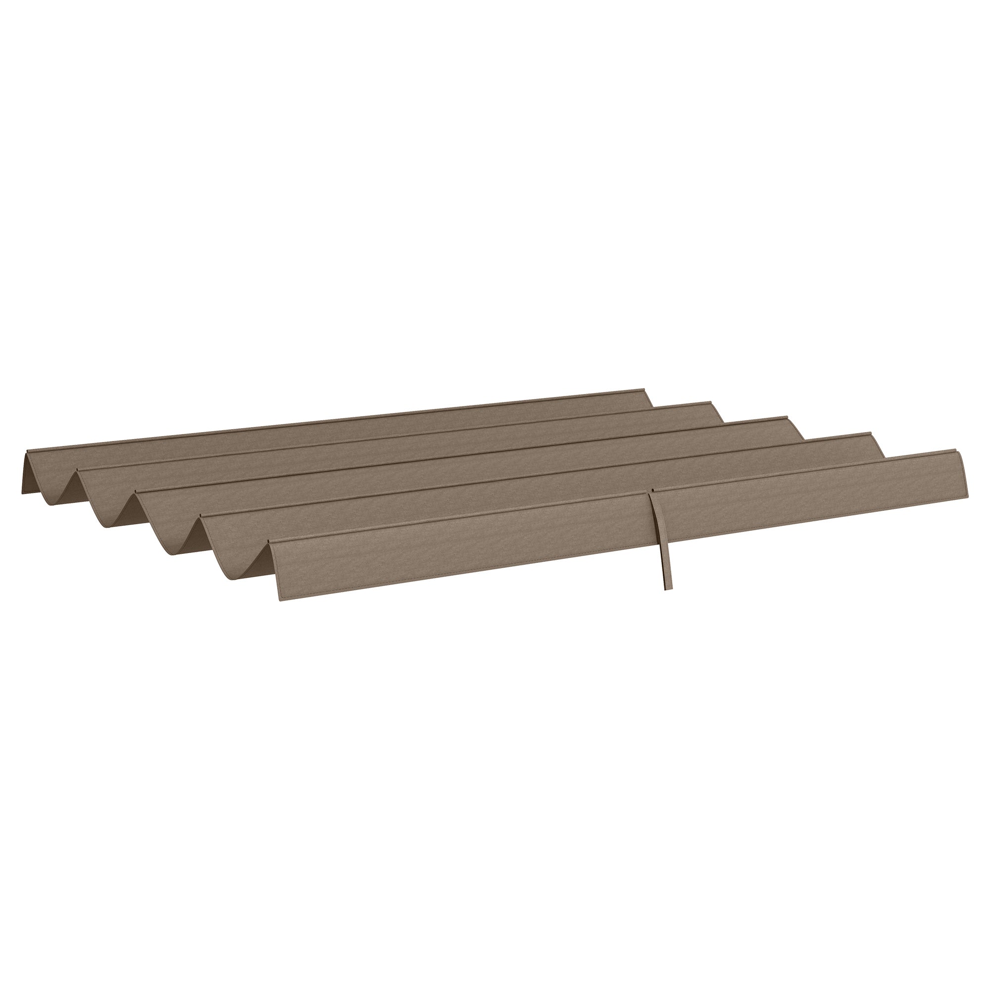Pergola Canopy, Retractable Sun Shade Cover for 9.8' x 7.1' Pergola, UV30+ Protected, Coffee Gazebo Canopy Replacement Coffee at Gallery Canada