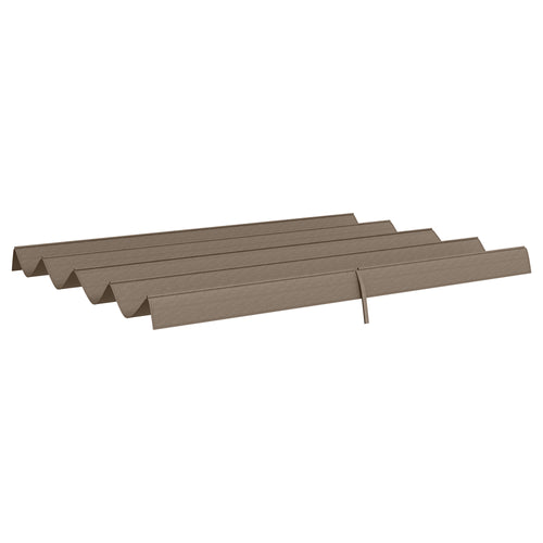 Pergola Canopy, Retractable Sun Shade Cover for 9.8' x 7.1' Pergola, UV30+ Protected, Coffee