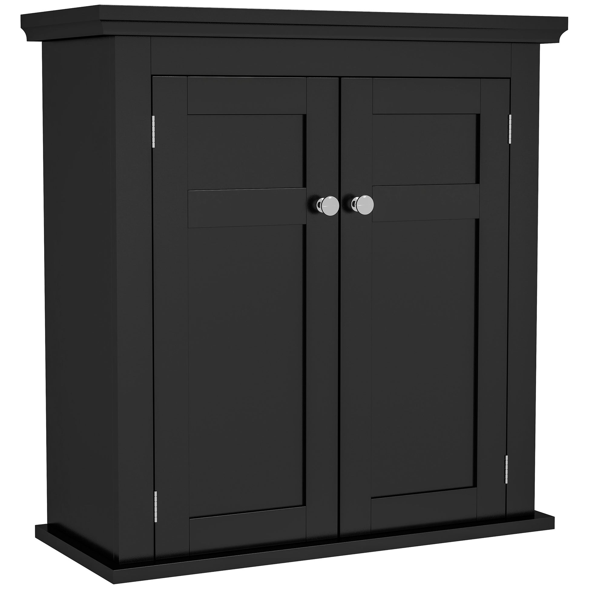 Bathroom Cabinet, Medicine Cabinet, Over Toilet Storage Cabinet with Adjustable Shelves for Entryway, Black Bathroom Cabinets at Gallery Canada