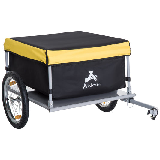 Bicycle Bike Cargo Trailer Garden Utility Cart Carrier Tool Yellow Bike Cargo Trailers Multi Colour  at Gallery Canada