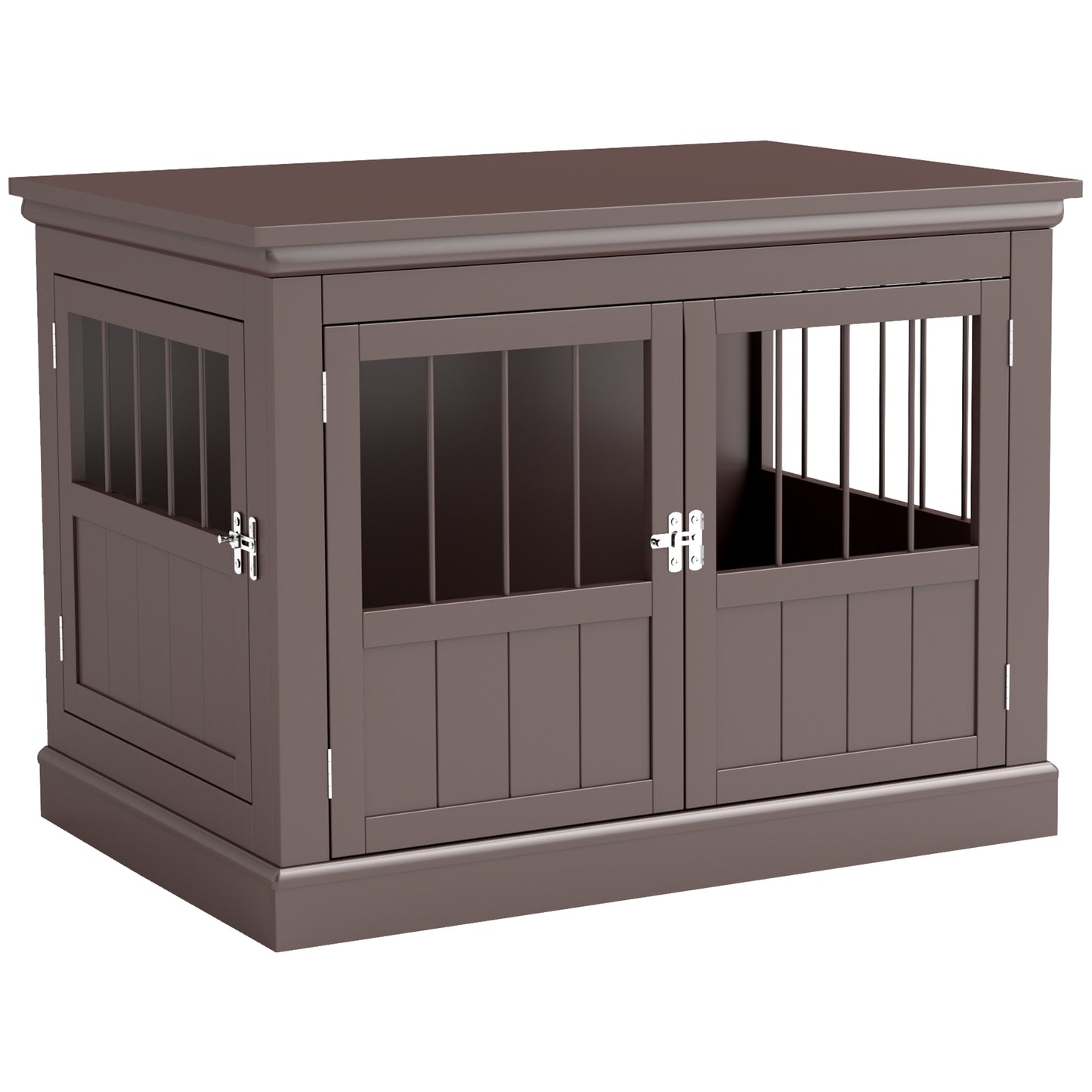 31" Dog Crate Furniture End Table with Three Doors for Small Dogs, Coffee Houses, Kennels & Pens   at Gallery Canada