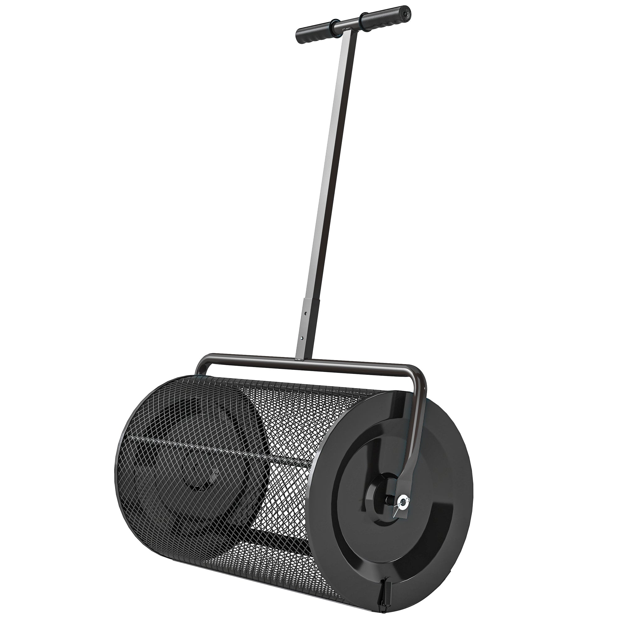 24 Inch Compost Spreader, Peat Moss Spreader with 24.4
