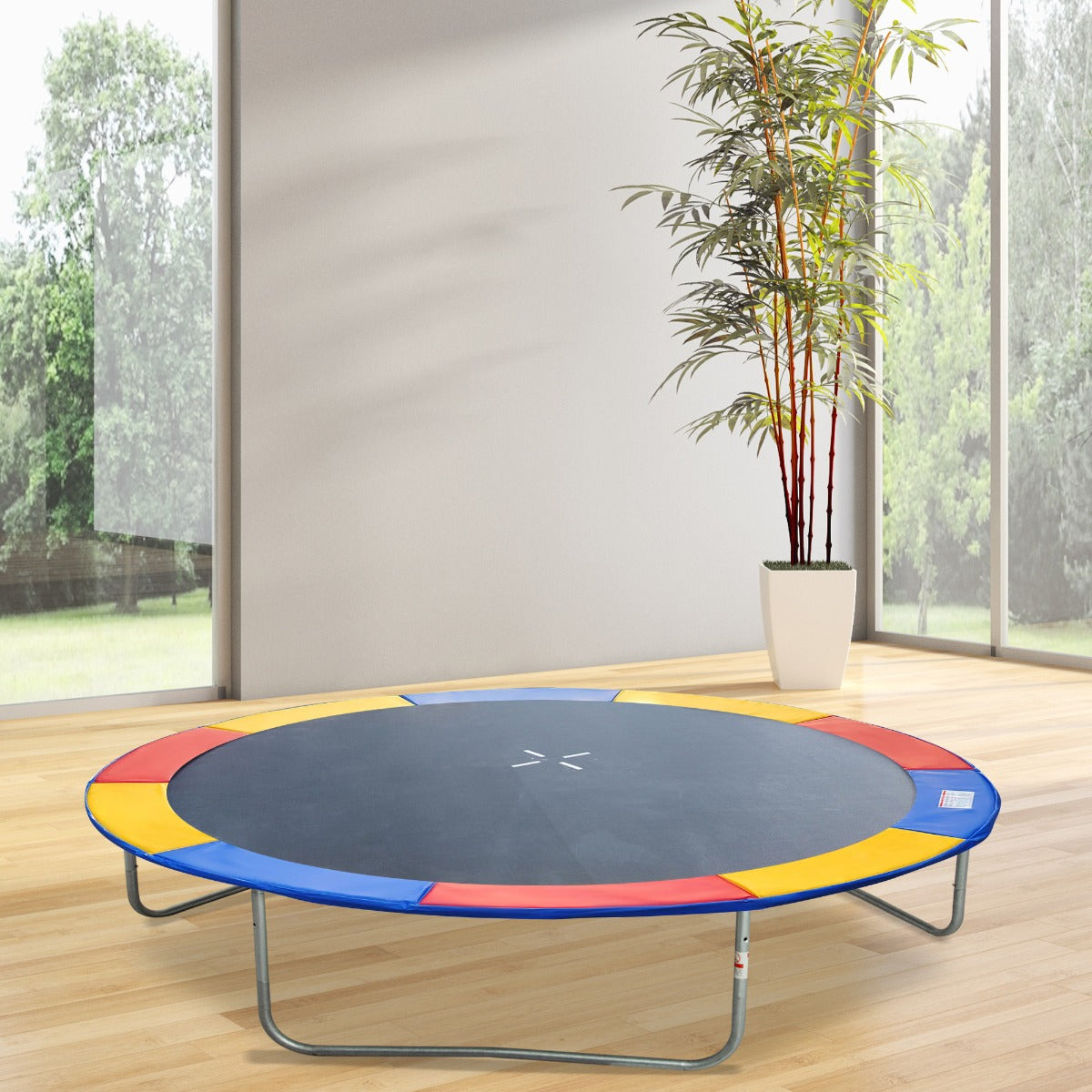 Φ8ft Trampoline Pad Φ96" Spring Safety Replacement Gym Bounce Jump Cover EPE Foam Colorful Trampolines   at Gallery Canada