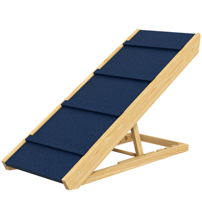 Adjustable Dog Ramp for Bed, Sofa, with Non-Slip Surface, Folding Dog Stair for Small, Medium, Large Dogs Dog Stairs   at Gallery Canada