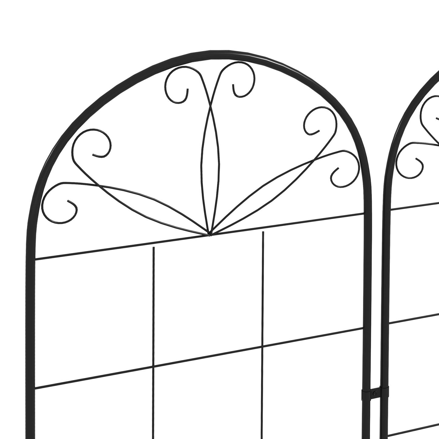 2 Pcs Garden Trellis for Climbing Plants, Outdoor Metal Trellis Plant Support Trellises for Patio, Lawn, Backyard Plant Stands at Gallery Canada