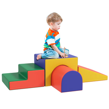 4 Piece Foam Play Set for Toddlers and Children, Classic Colour Baby Gym & Playmats   at Gallery Canada