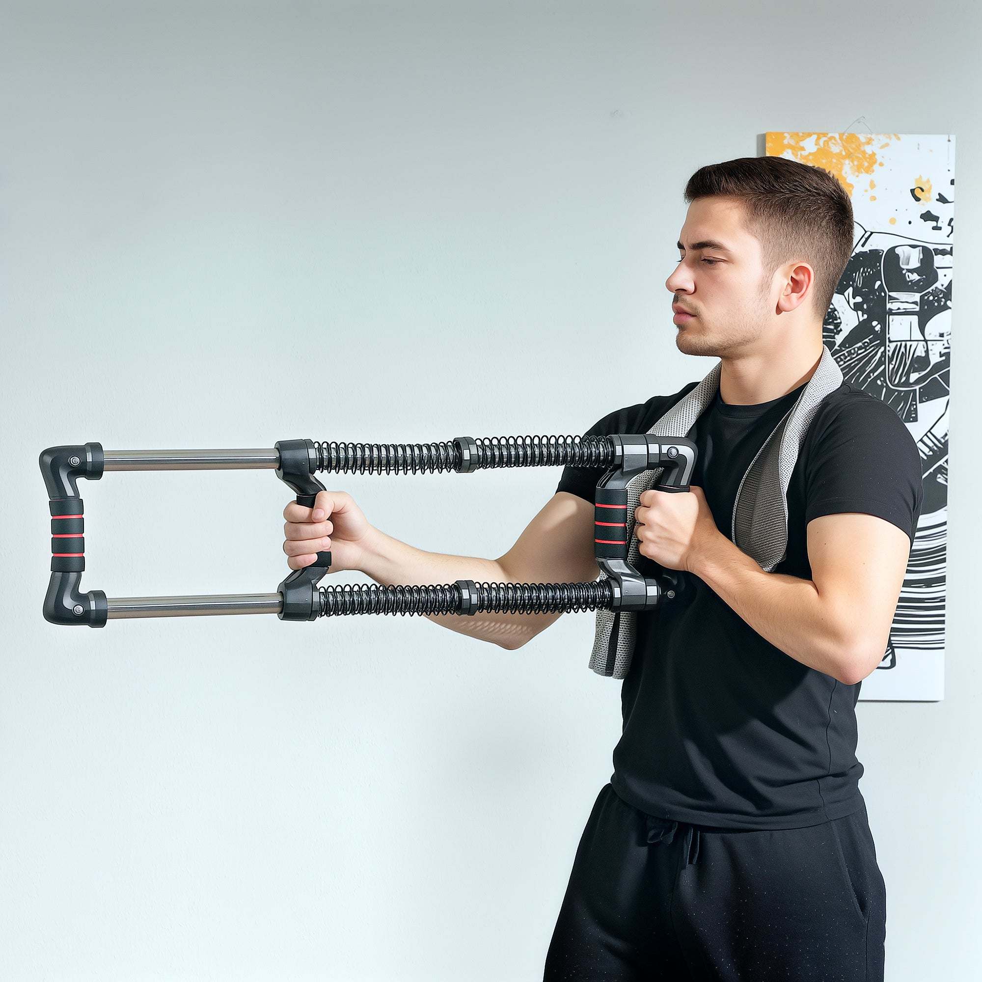 Chest Expander, Spring Chest Exerciser with 22-176 lbs Resistance for Men and Women Home Gym, Office or Travel More-Strength Training Equipment at Gallery Canada