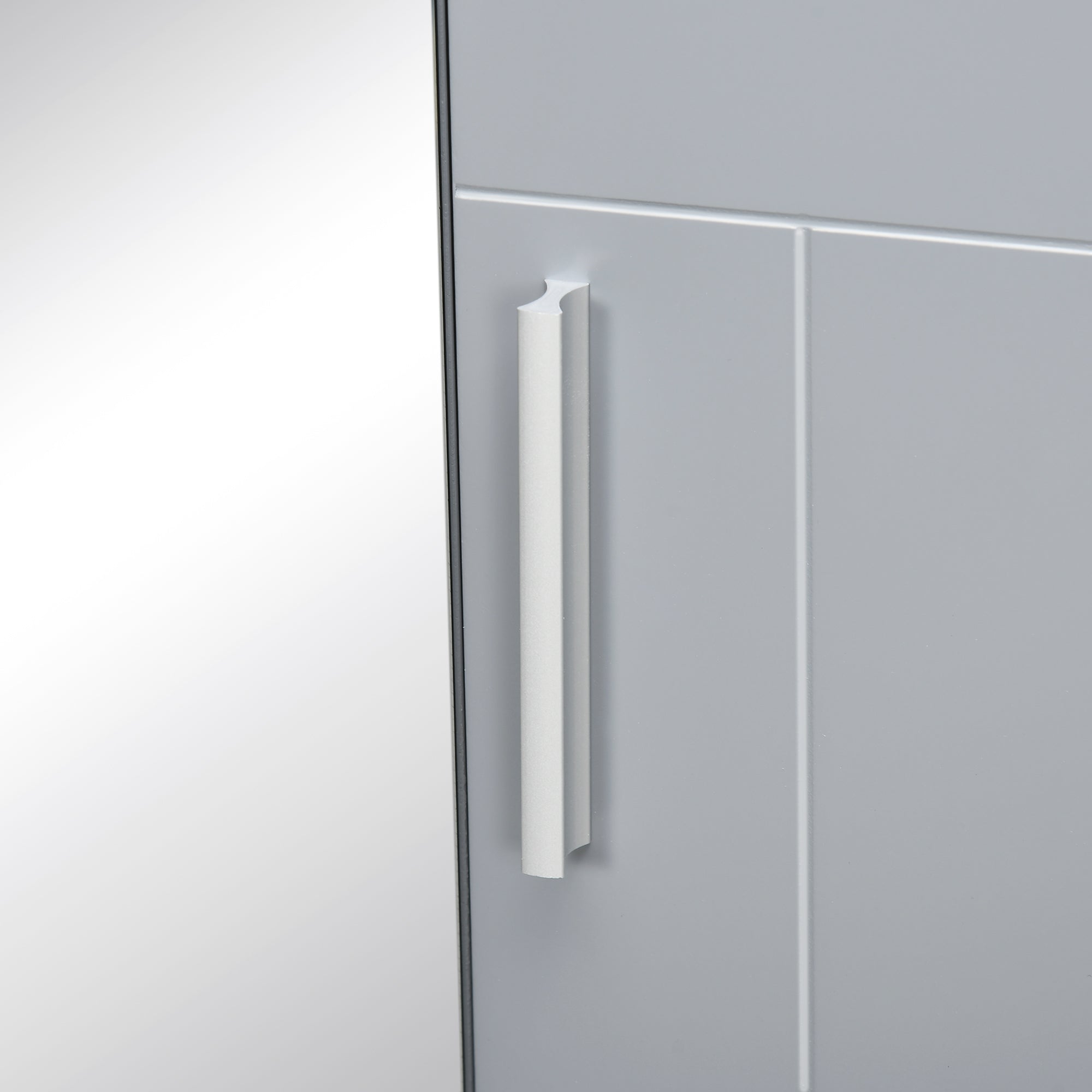 Bathroom Mirror Cabinet, Wall Mounted Medicine Cabinet with Double Doors and Adjustable Shelf, Grey Mirror Medicine Cabinets at Gallery Canada