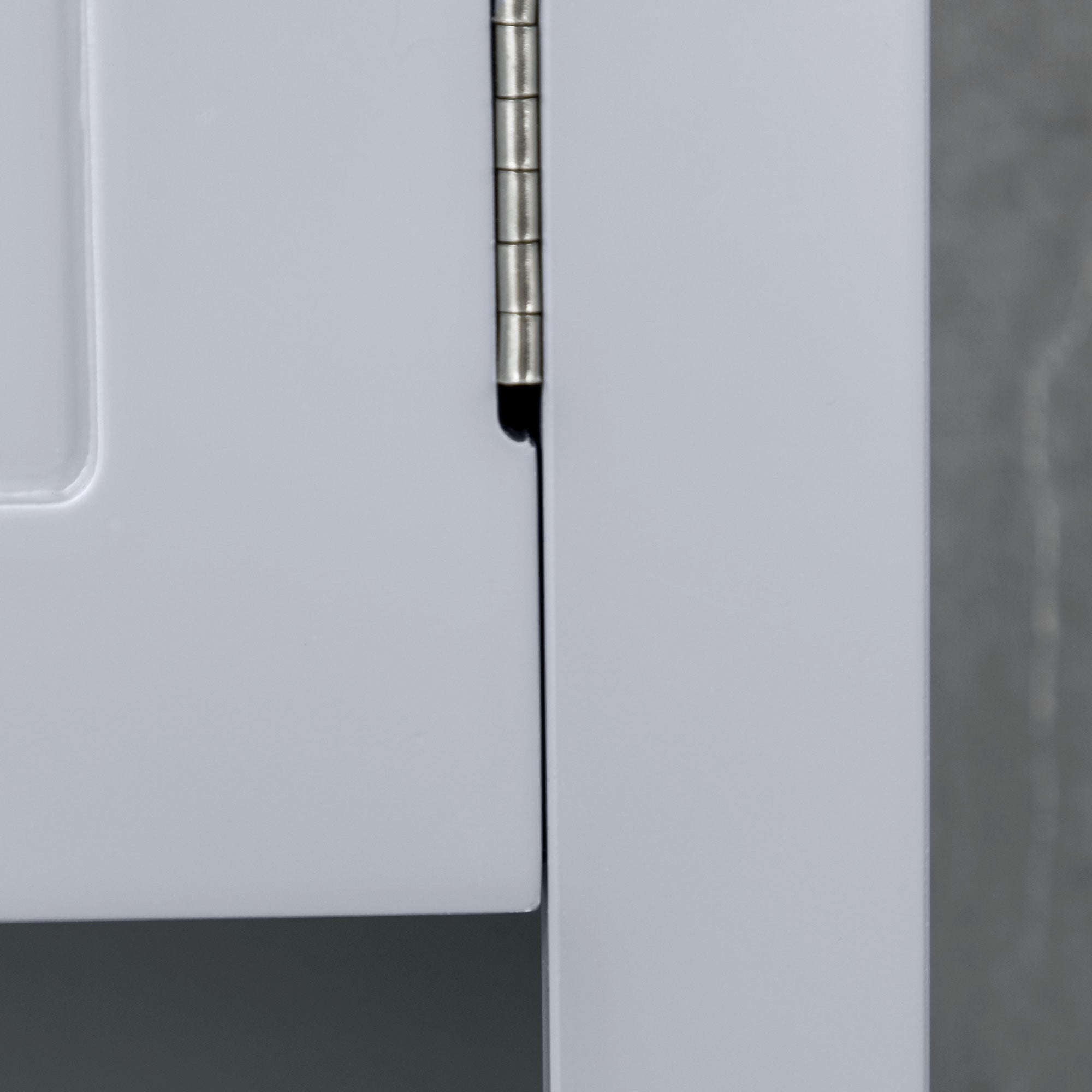 Bathroom Wall Cabinet, Medicine Cabinet, Over Toilet Storage Cabinet with Adjustable Shelf and 2 Doors for Hallway, Living Room, Gray Wall Mounted Cabinets at Gallery Canada