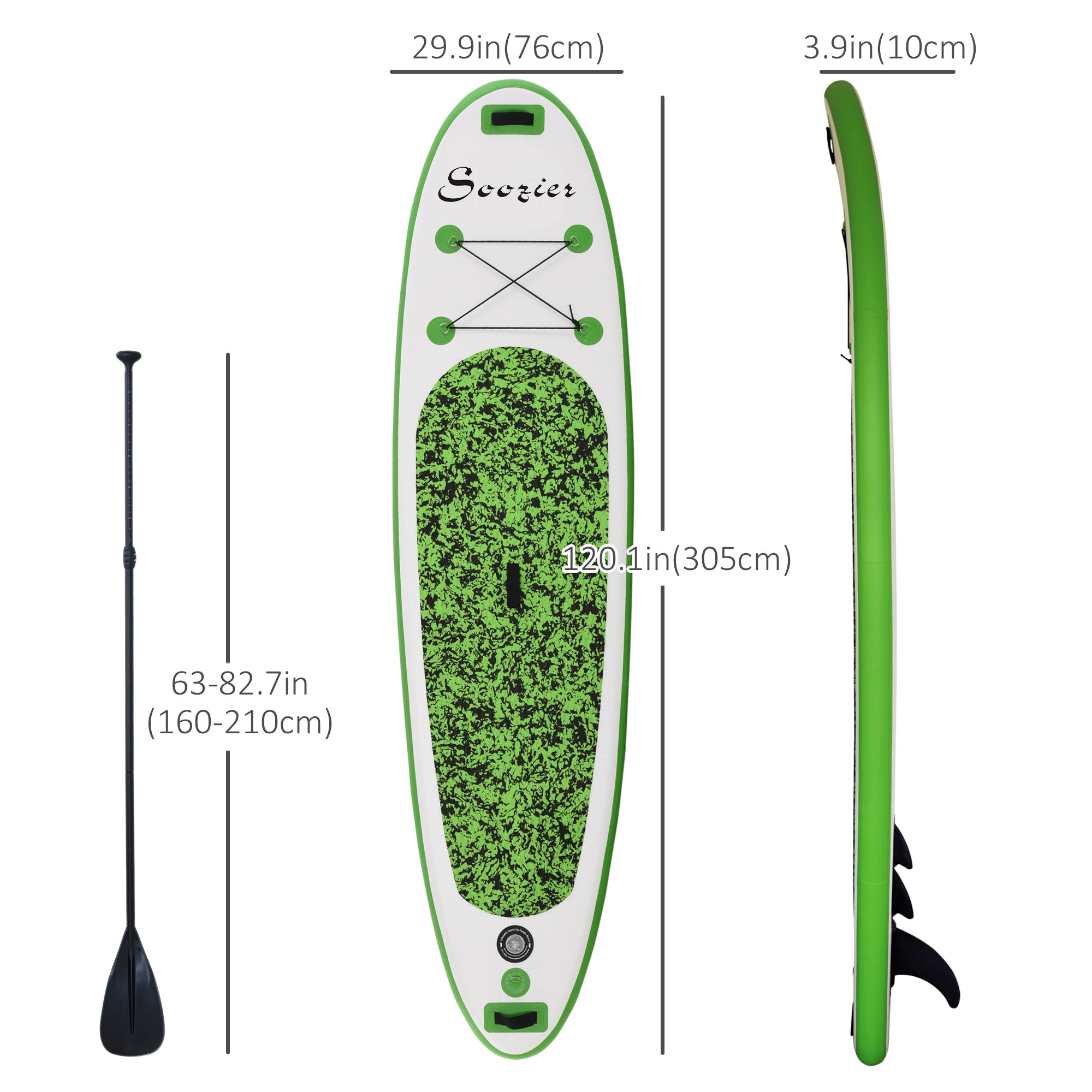Inflatable Paddle Board, 120''×30