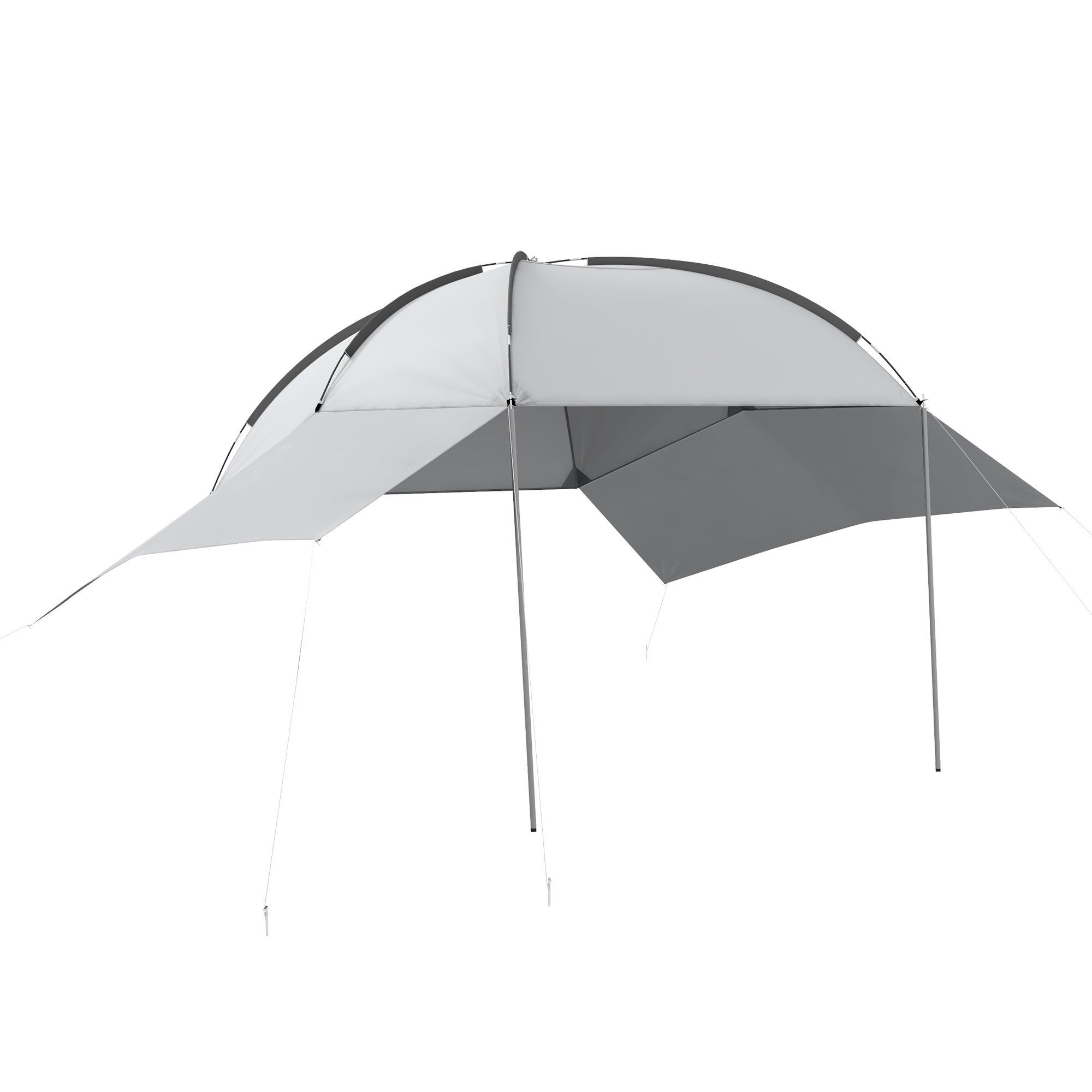 Portable SUV Tailgate Tent with Awning and 2 Side Walls, Rooftop Car Awning Sun Shelter, for Truck, RV, Van, Trailer Camping Tents at Gallery Canada
