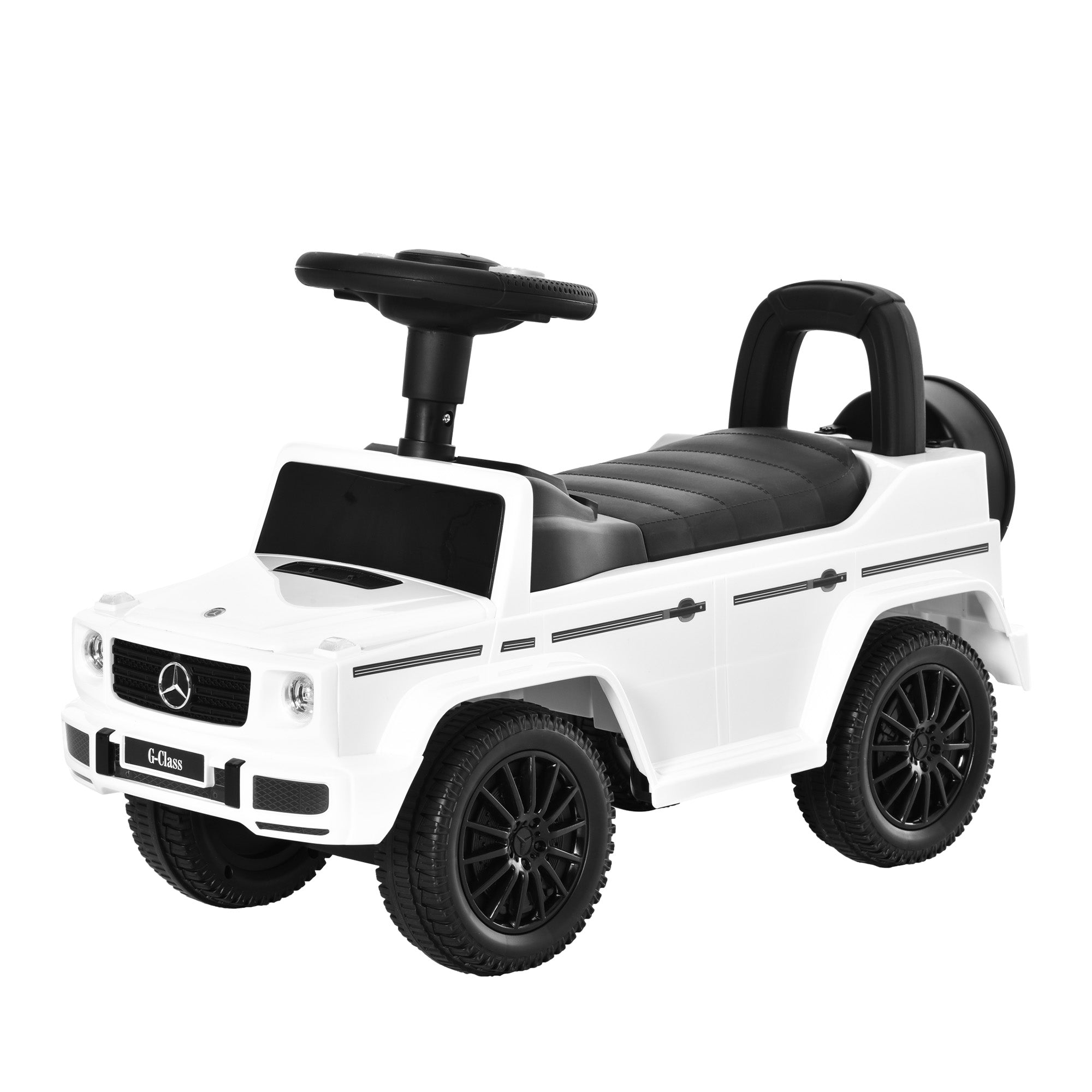 Compatible Baby Toddler Push Car Foot-to-Floor Ride-On Wheel Mercedes-Benz G350 Licensed White Push Cars for Toddlers White, Black at Gallery Canada