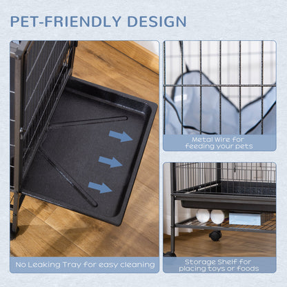 Small Animal Cage with Hammock, 3-Tier Ferret Cage Removable Tray - Gallery Canada