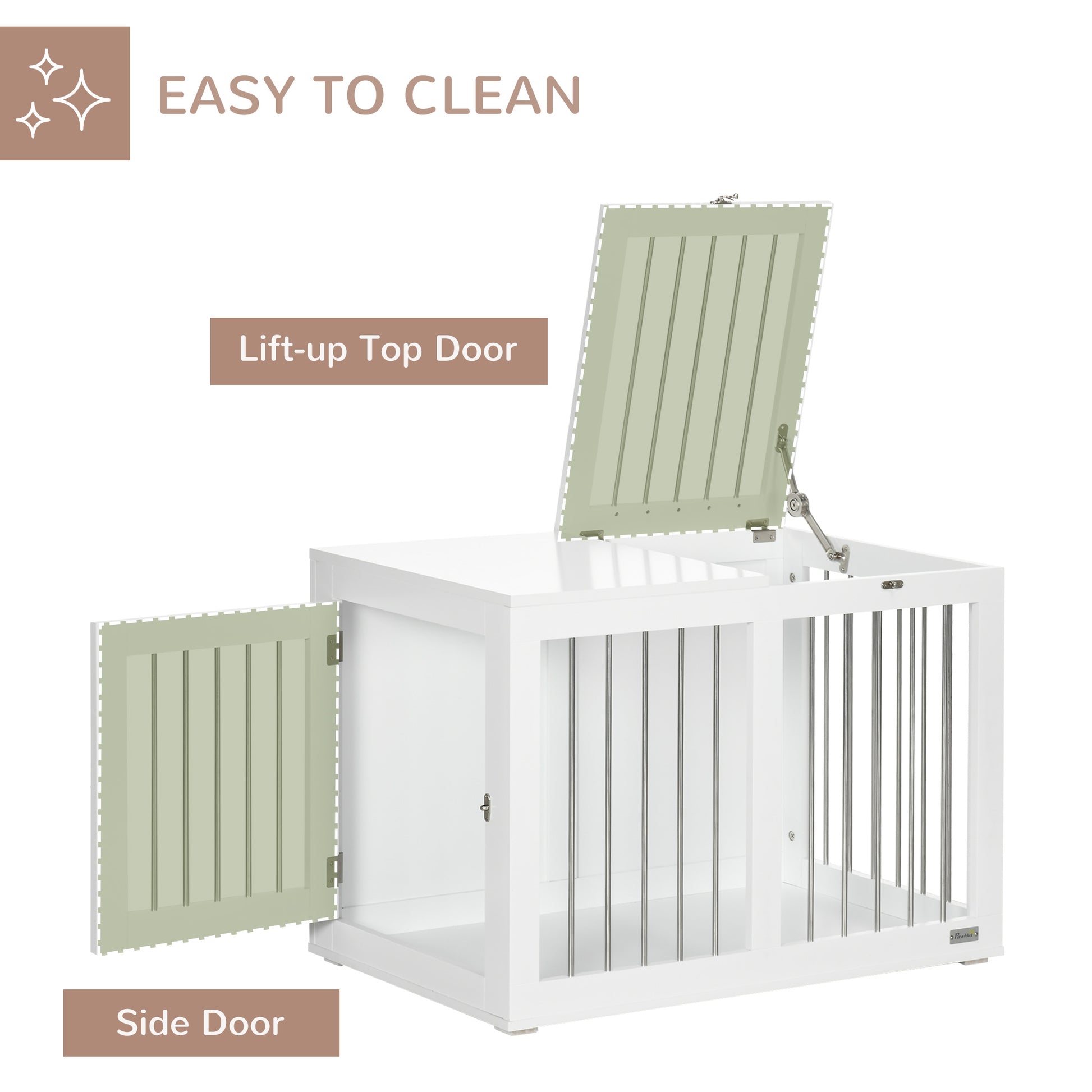 31.5" Dog Crate Furniture with Double Doors, for Medium Dogs, White Houses, Kennels & Pens   at Gallery Canada