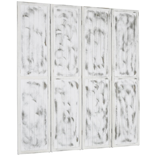 Screen Divider Room Divider Screen with Foldable Design for Indoor Bedroom Office 5.5' Rustic White