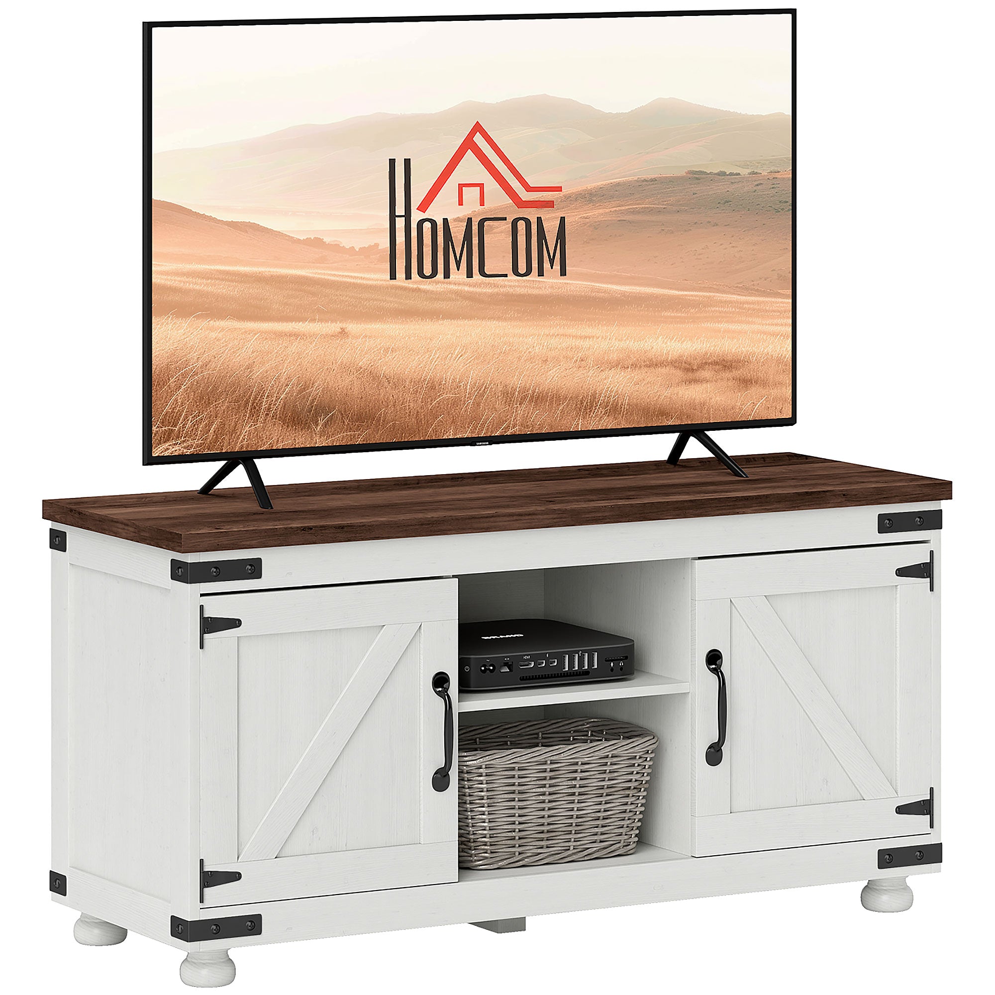 Farmhouse TV Stand for up to 50