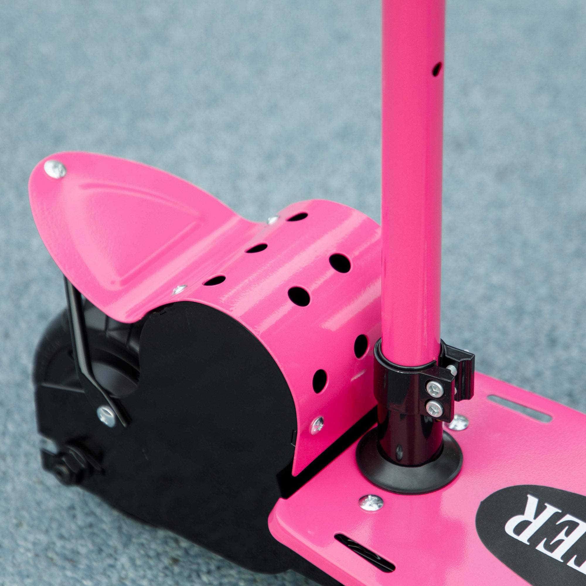 Foldable Electric Scooter for Kids Ages 6-14, with Seat and 2 Adjustable Heights, Max 6km Range &; 12km/h, Pink Scooters at Gallery Canada