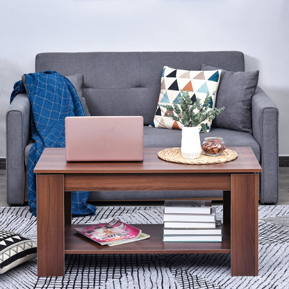 Modern Lift Top Coffee Table, Convertible Center Table with Hidden Storage Compartment and Storage Shelf for Living Room Coffee Tables   at Gallery Canada