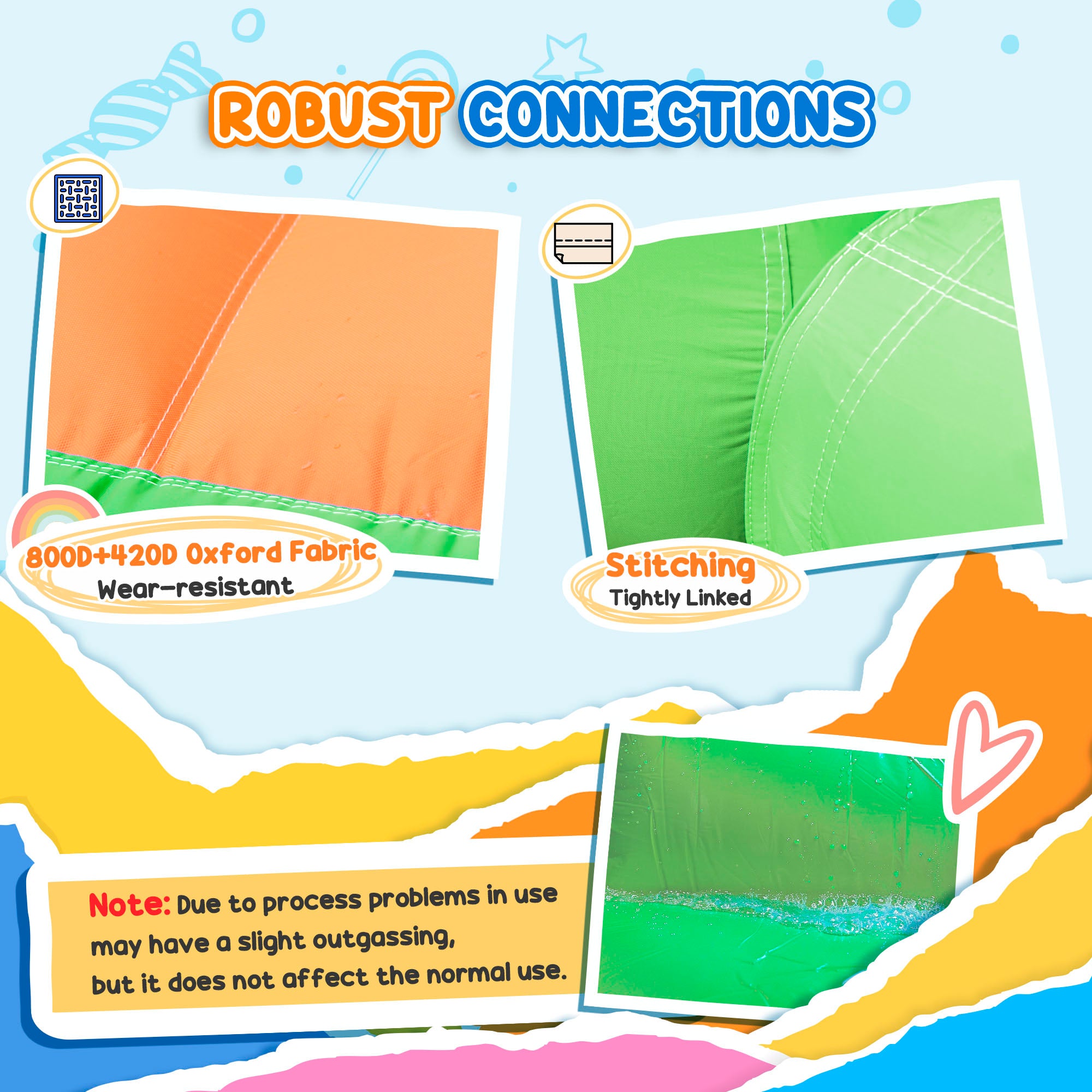 Extra Large 8-in-1 Bouncy Castle for Kids, Inflatable Water Slide Bounce House, Includes Slide, Trampoline, Pool, Water Gun, Ball-target, Boxing Post, Tunnel with Carry Bag, 750W Air Blower Inflatables at Gallery Canada
