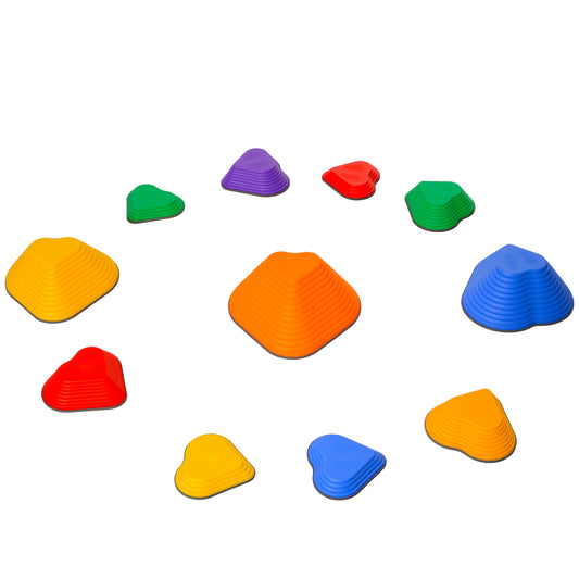 11PCs Non-Slip Stackable Kids Stepping Stones, Heart-Shaped Gym Sets & Swings at Gallery Canada