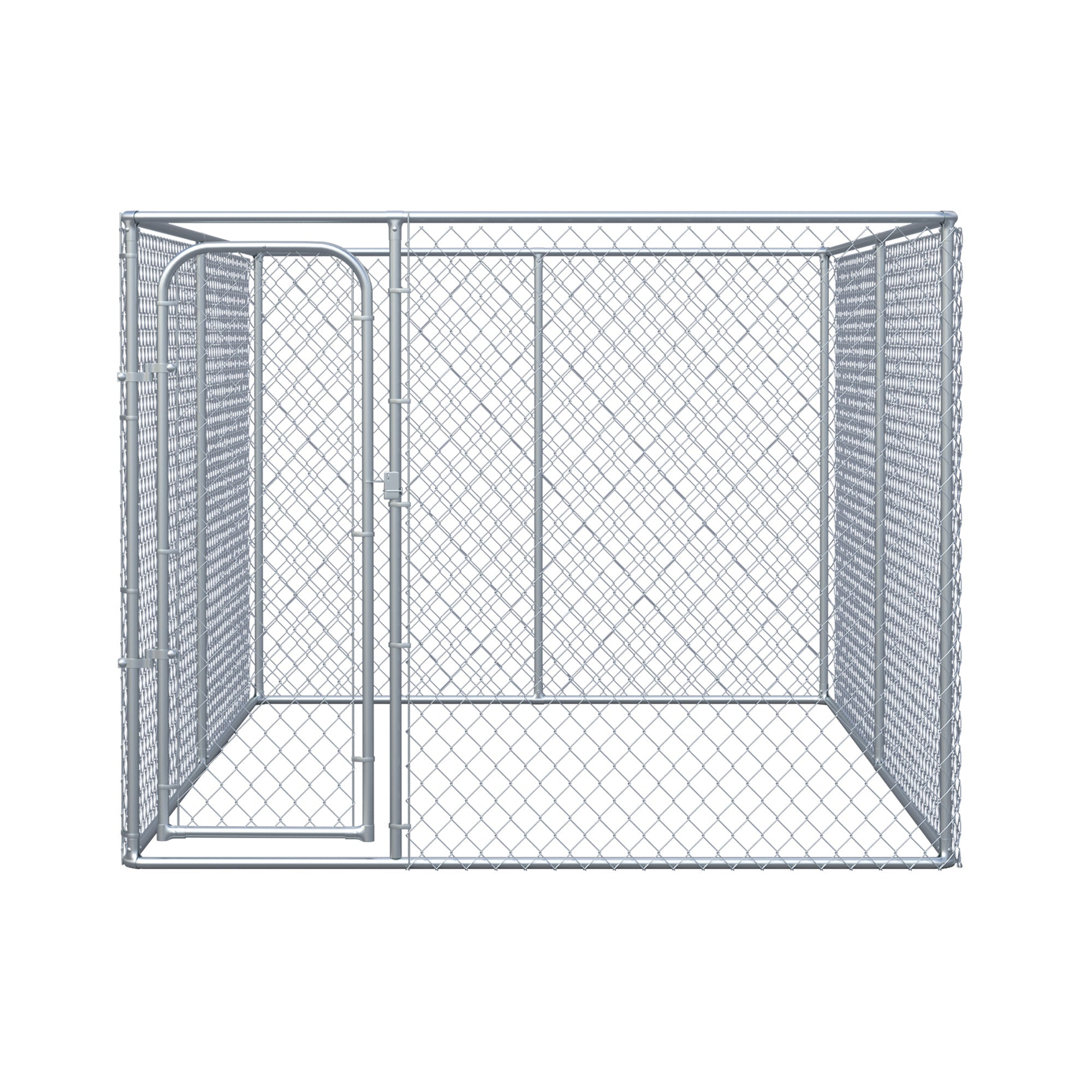 99 Sq. Ft. Dog Playpen Outdoor with Galvanized Steel Frame, for Small and Medium Dogs, 13.1' x 7.5' x 6' Houses, Kennels & Pens Silver  at Gallery Canada