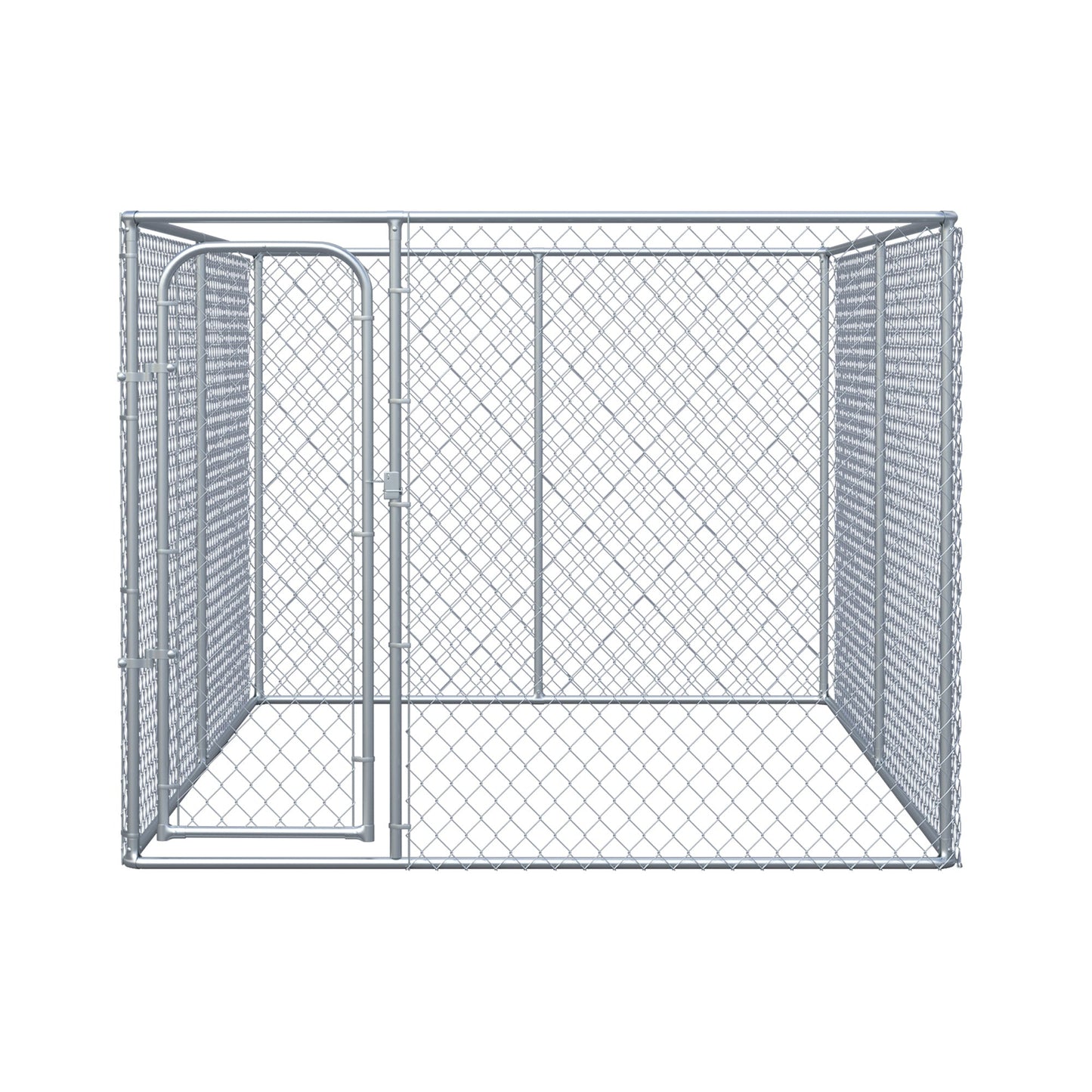 99 Sq. Ft. Dog Playpen Outdoor with Galvanized Steel Frame, for Small and Medium Dogs, 13.1' x 7.5' x 6' Houses, Kennels & Pens Silver  at Gallery Canada