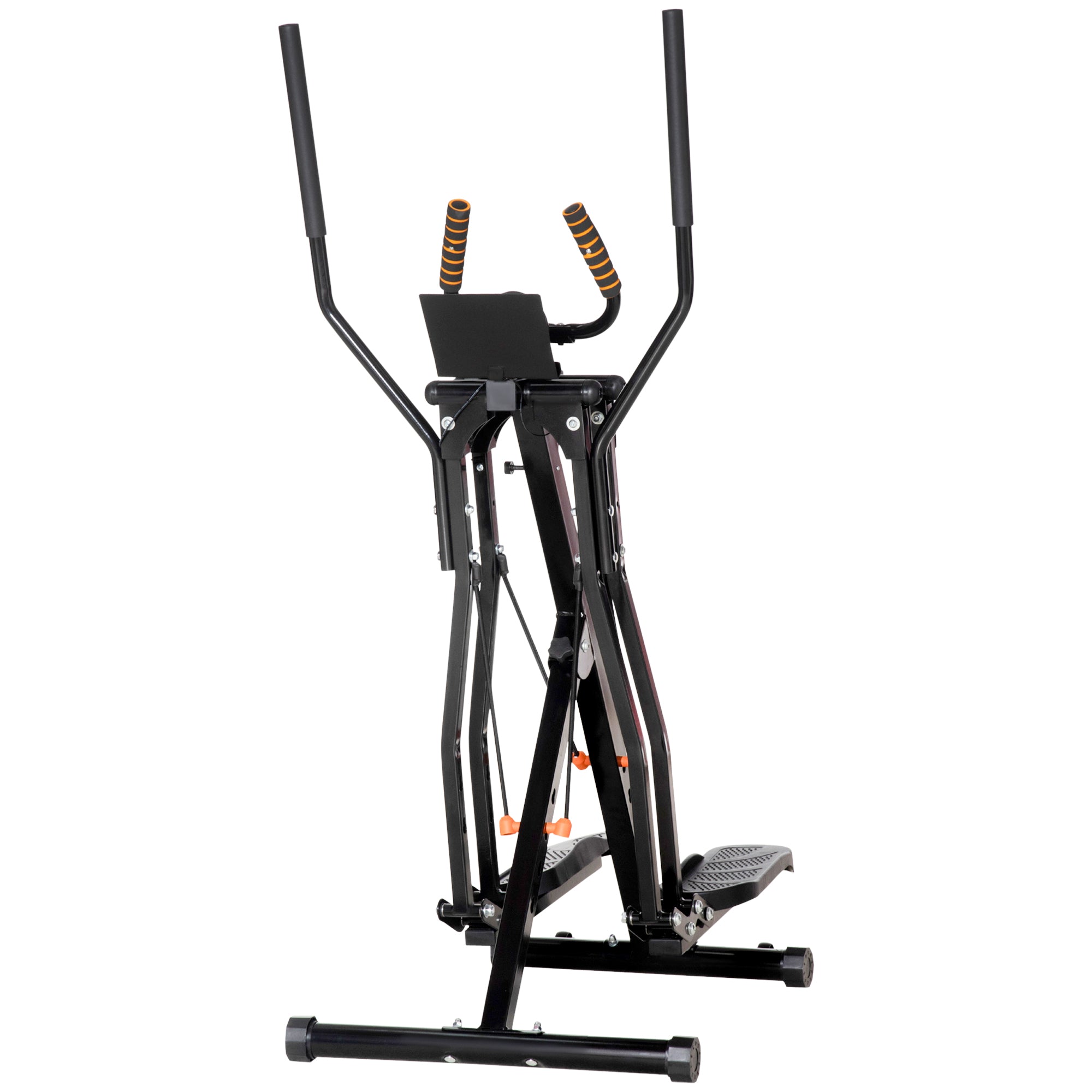 Gazelle Glider Air Walker Exercise Machine Elliptical Trainer with Four Resistance Levels, LCD Monitor, Heart Rate Sensor, Two Wheels Aerobic Equipment at Gallery Canada
