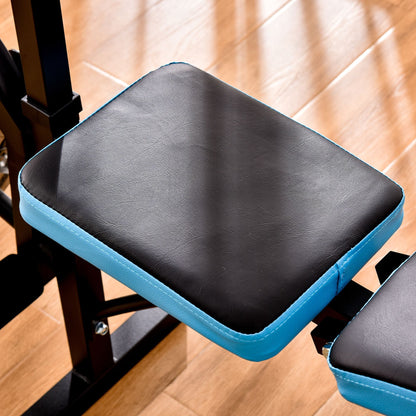 Multifunctional Adjustable Weight Bench with Barbell Rack and Leg Developer, Black Weight Benches   at Gallery Canada