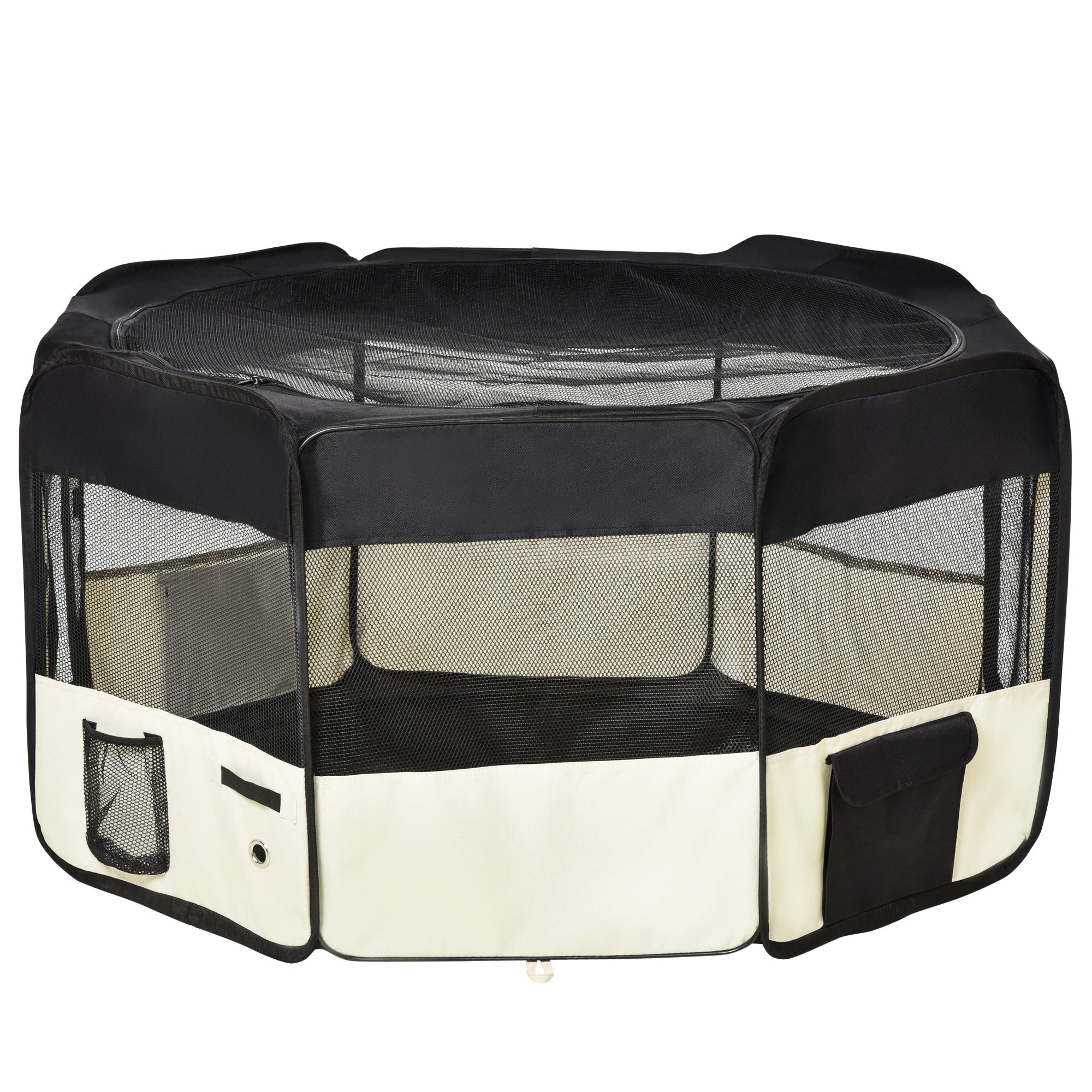 49.2-inch Soft Pet Playpen Folding Dog Pen Outdoor with Bag Houses, Kennels & Pens Options  at Gallery Canada