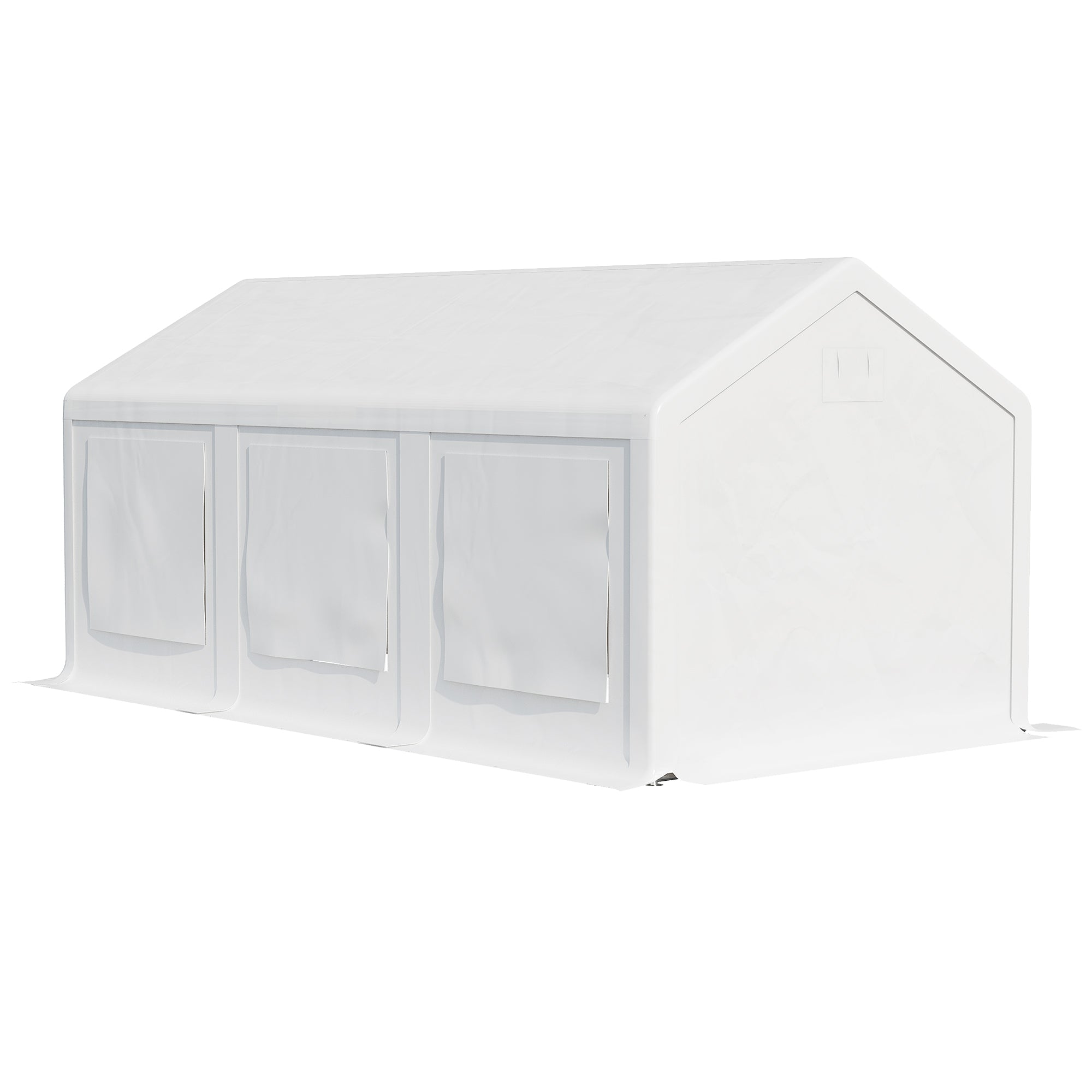 20' x 10' Party Tent Canopy, Gazebo Tent with 6 Removable Side Walls and Windows for Outdoor Event, White Canopy Tents at Gallery Canada