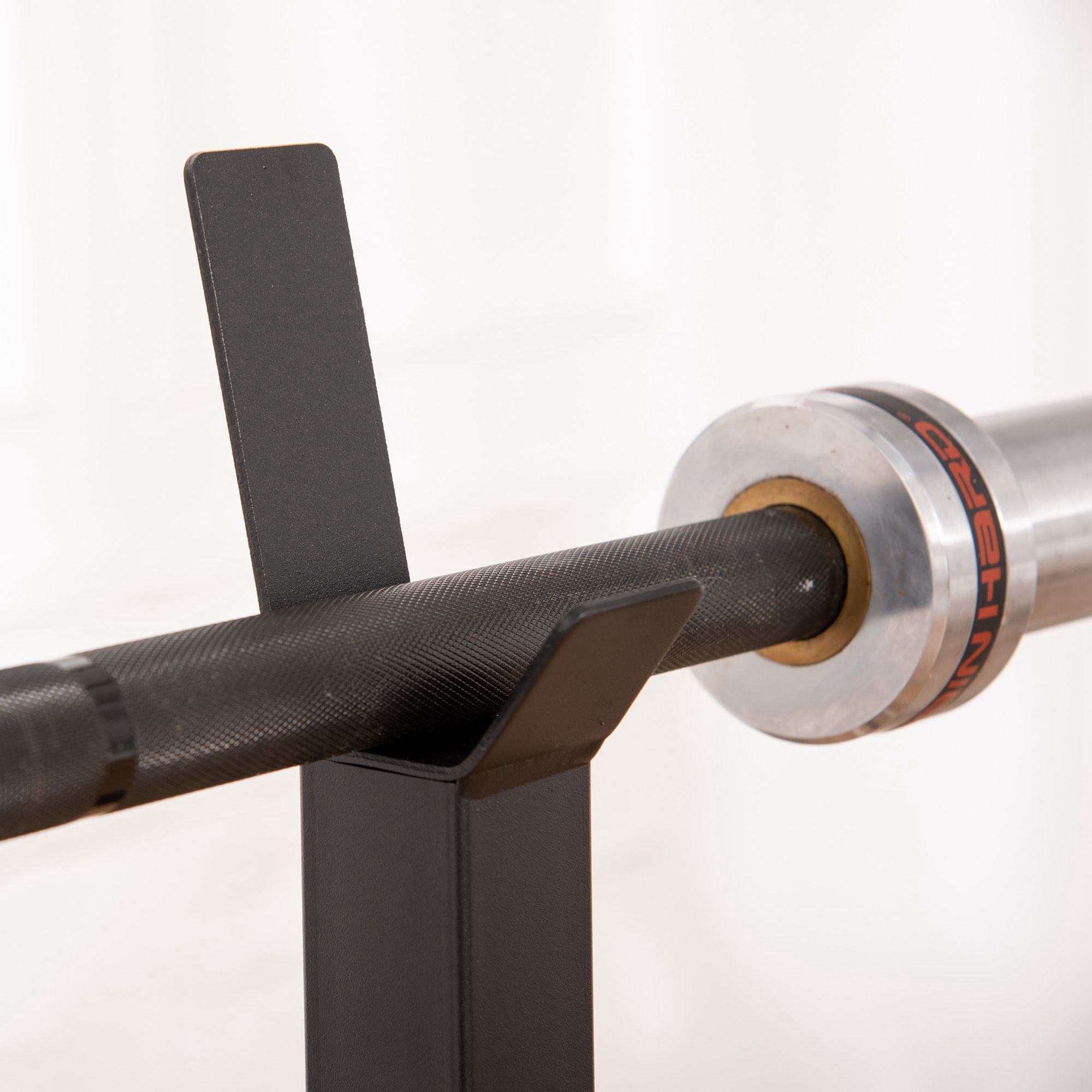 Adjustable Barbell Rack Stable Power Squat Stand Portable 2 Bars Barbell Holder Weight Rack, Black and White Power Towers at Gallery Canada